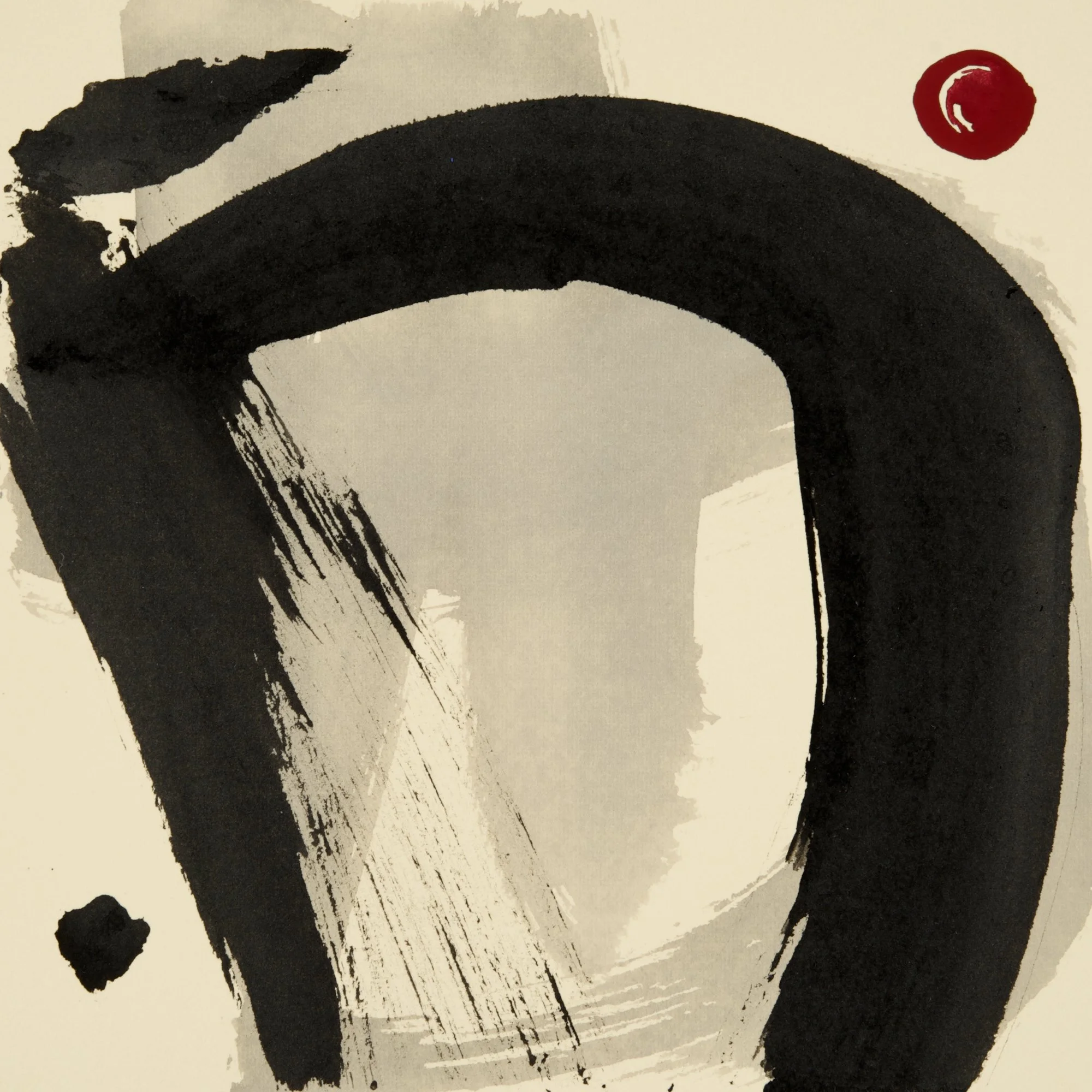 Equus, 2025 ink and gouache on paper 6" x 6"