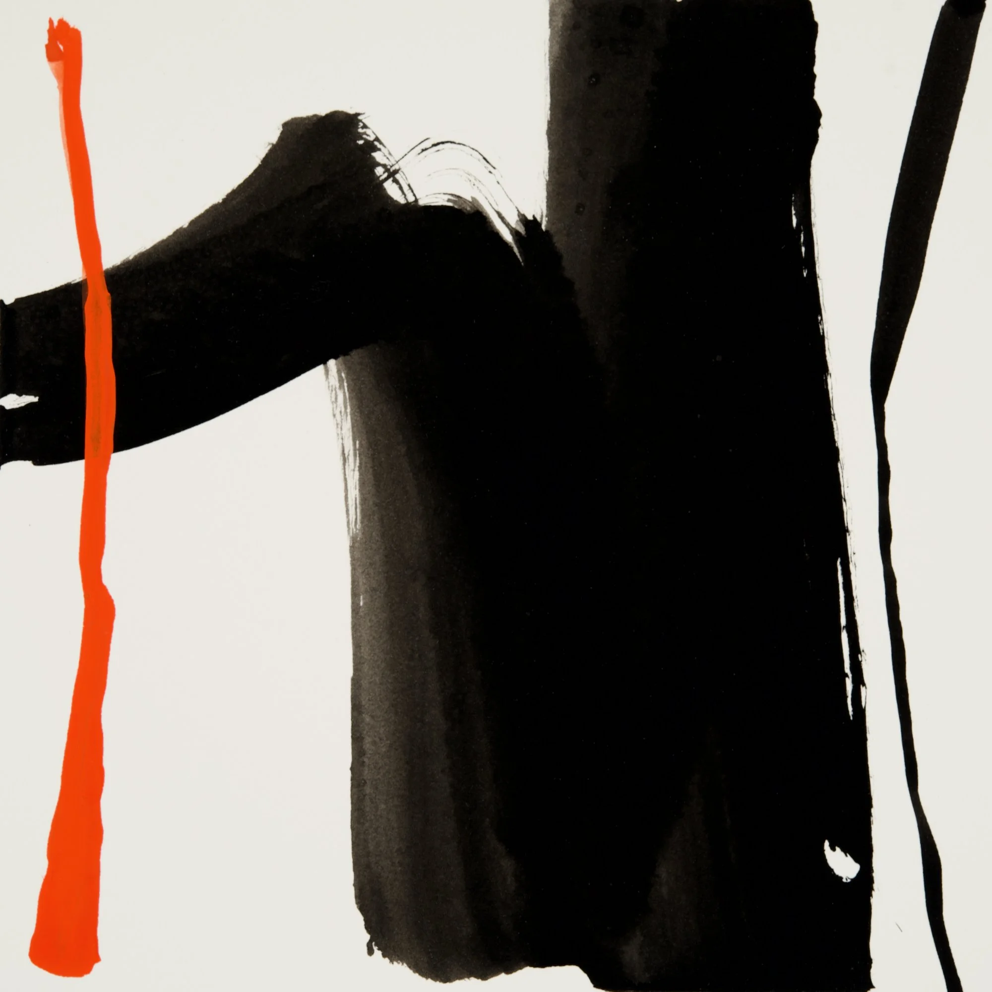 Mimic, 2025 ink and gouache on paper 6" x 6"