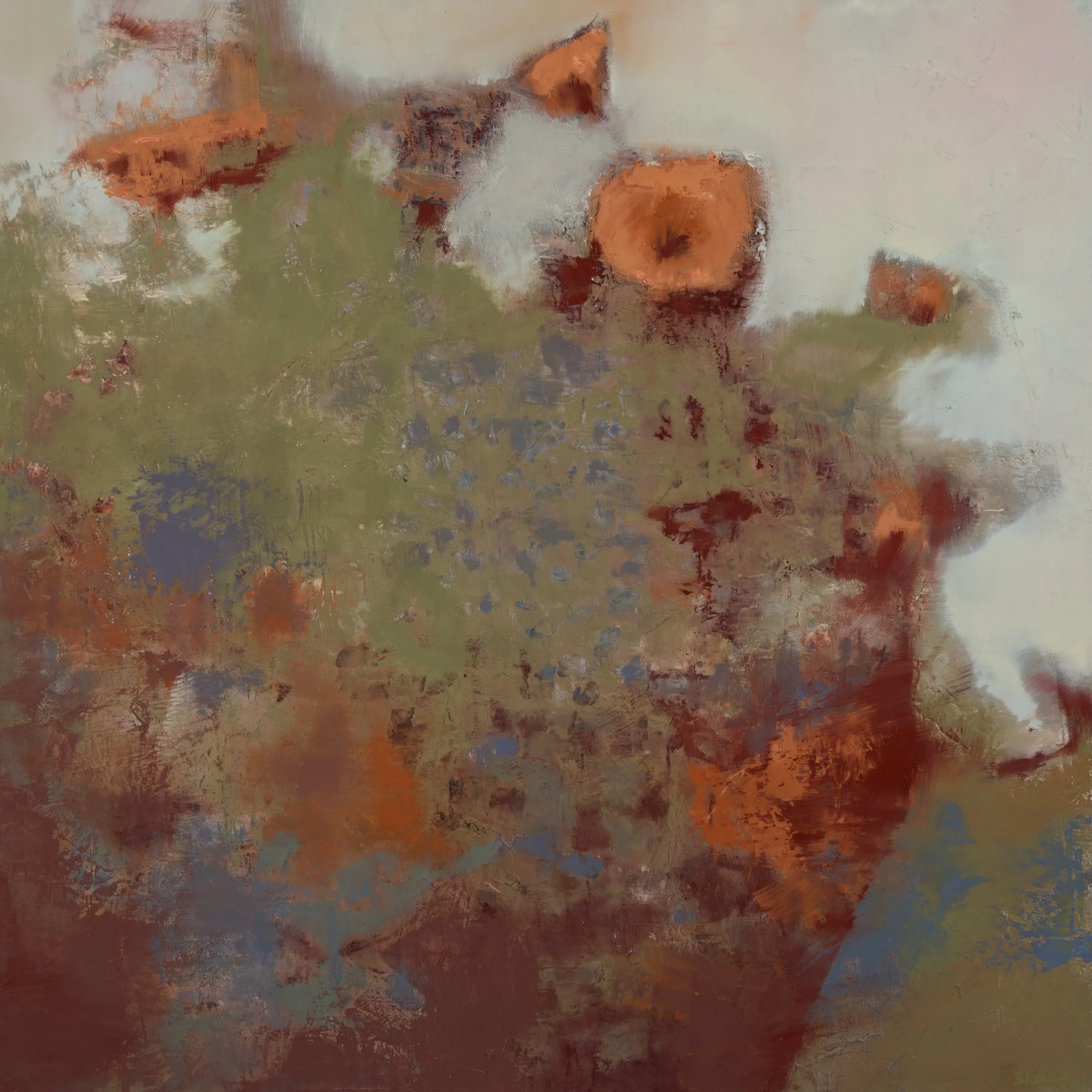 Flora, 2026 oil on panel 24" x 24"