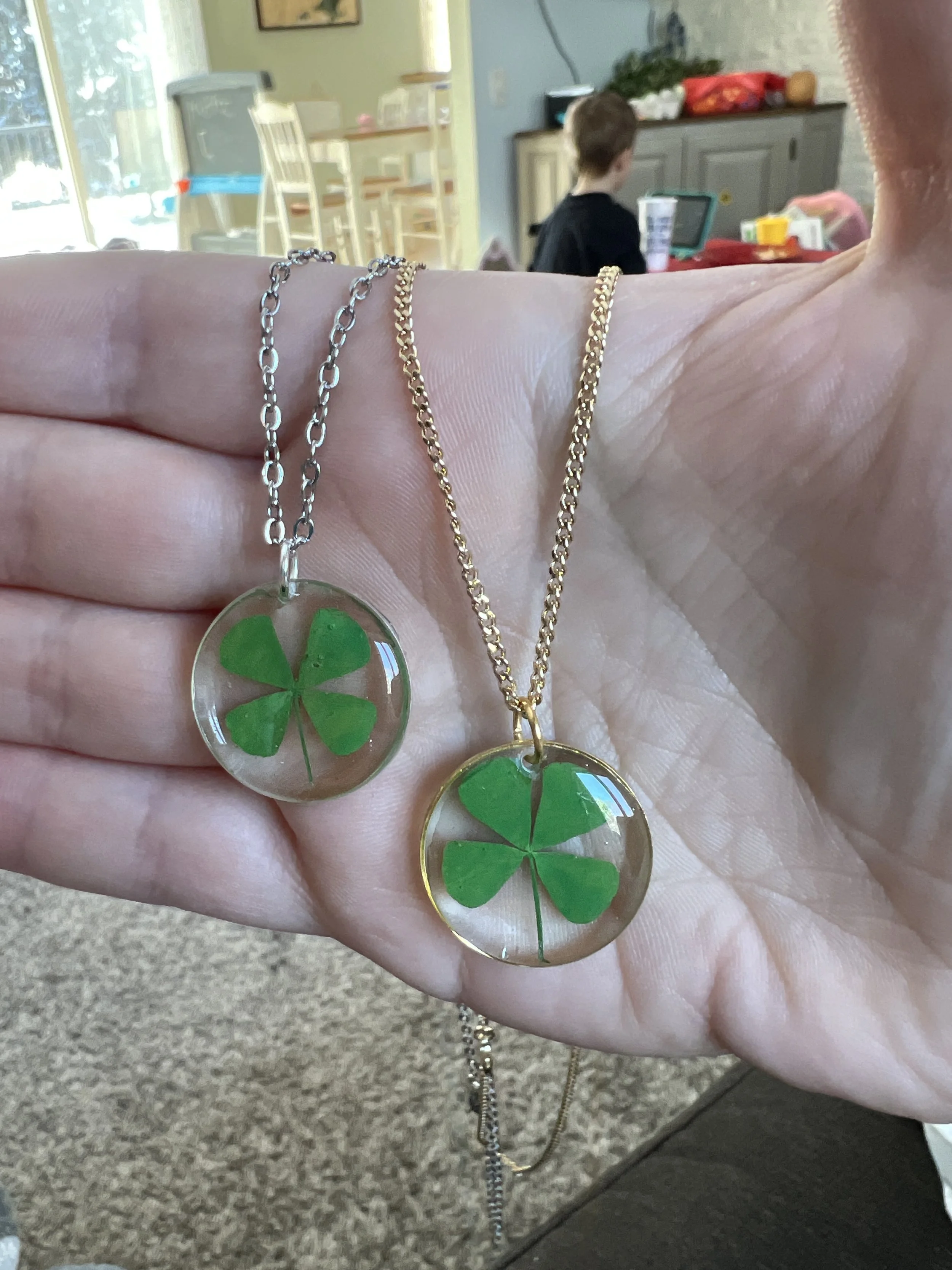 Four Leaf Clover Pendant Necklace