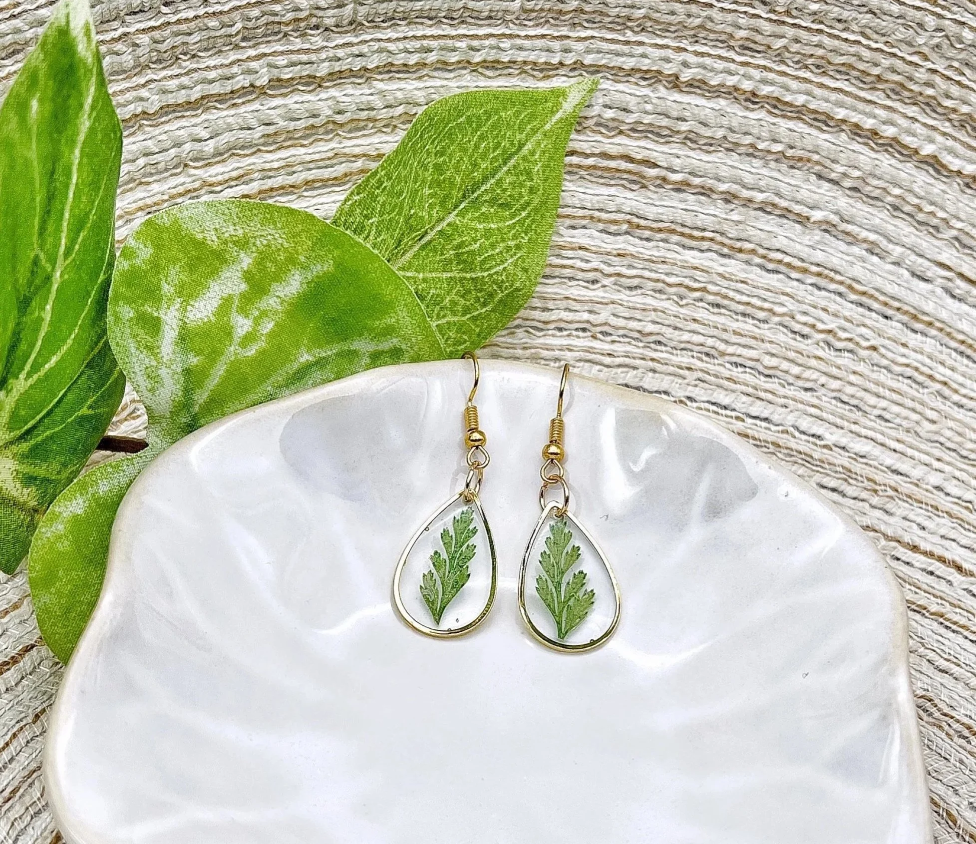 Fern Leaf Earrings