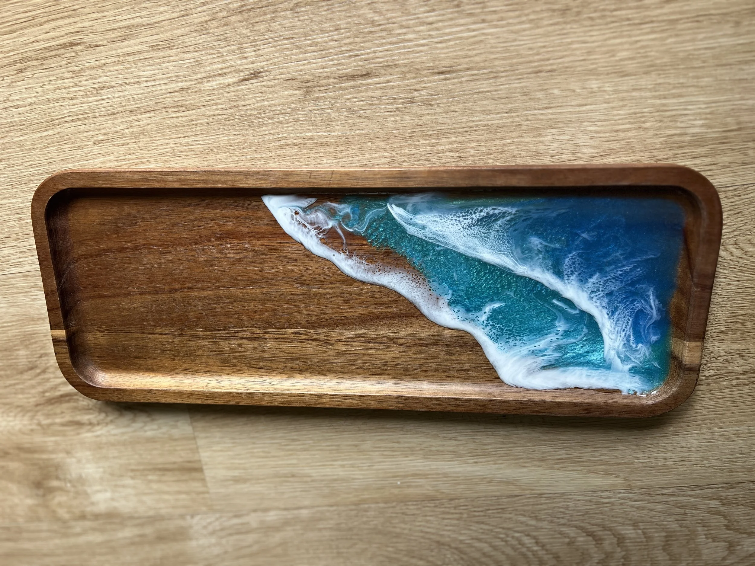 Ocean Wood Tray