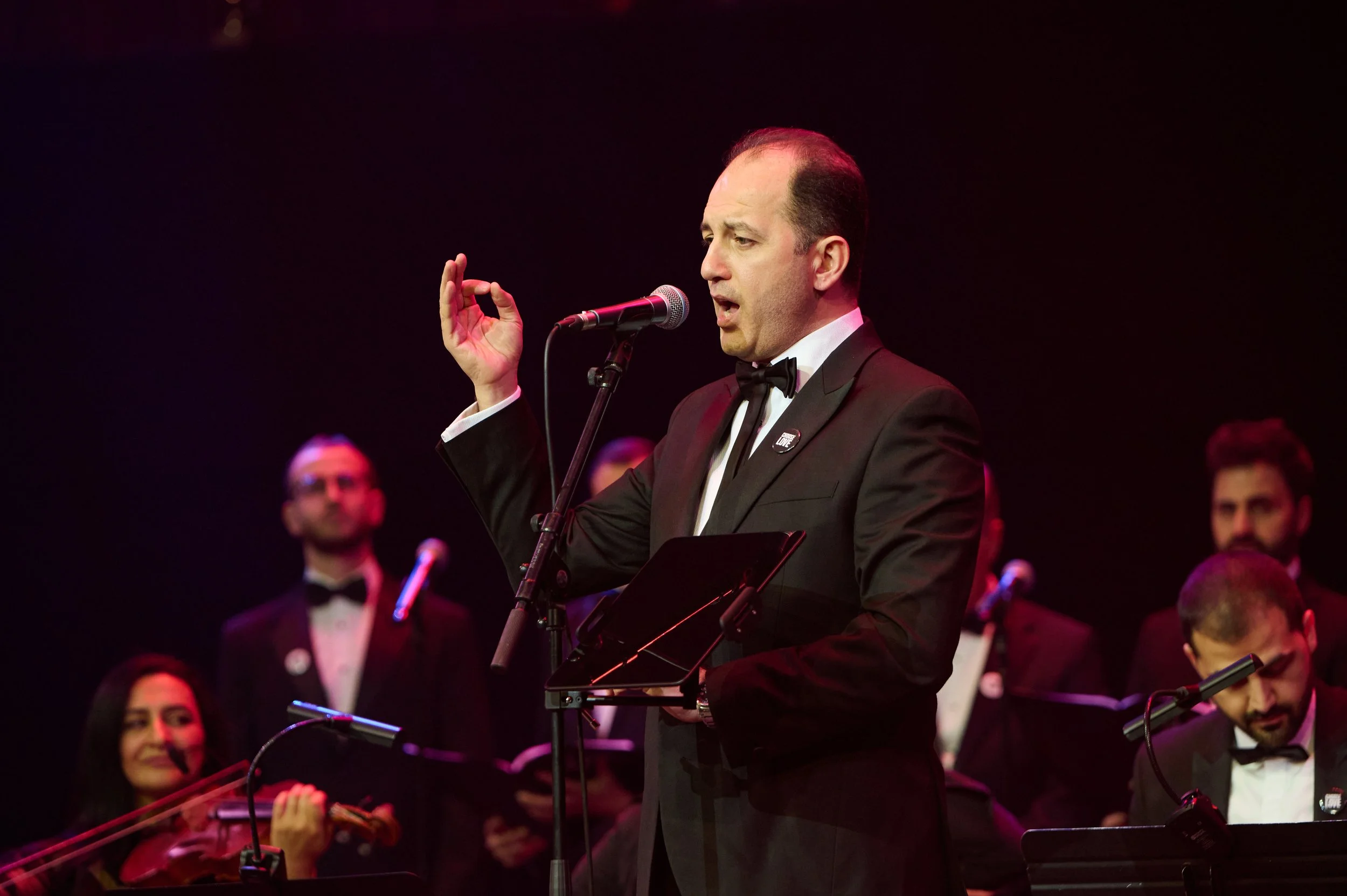 Basel Saleh at the Royal Albert Hall, 10 Years of Choose Love 20/11/2025