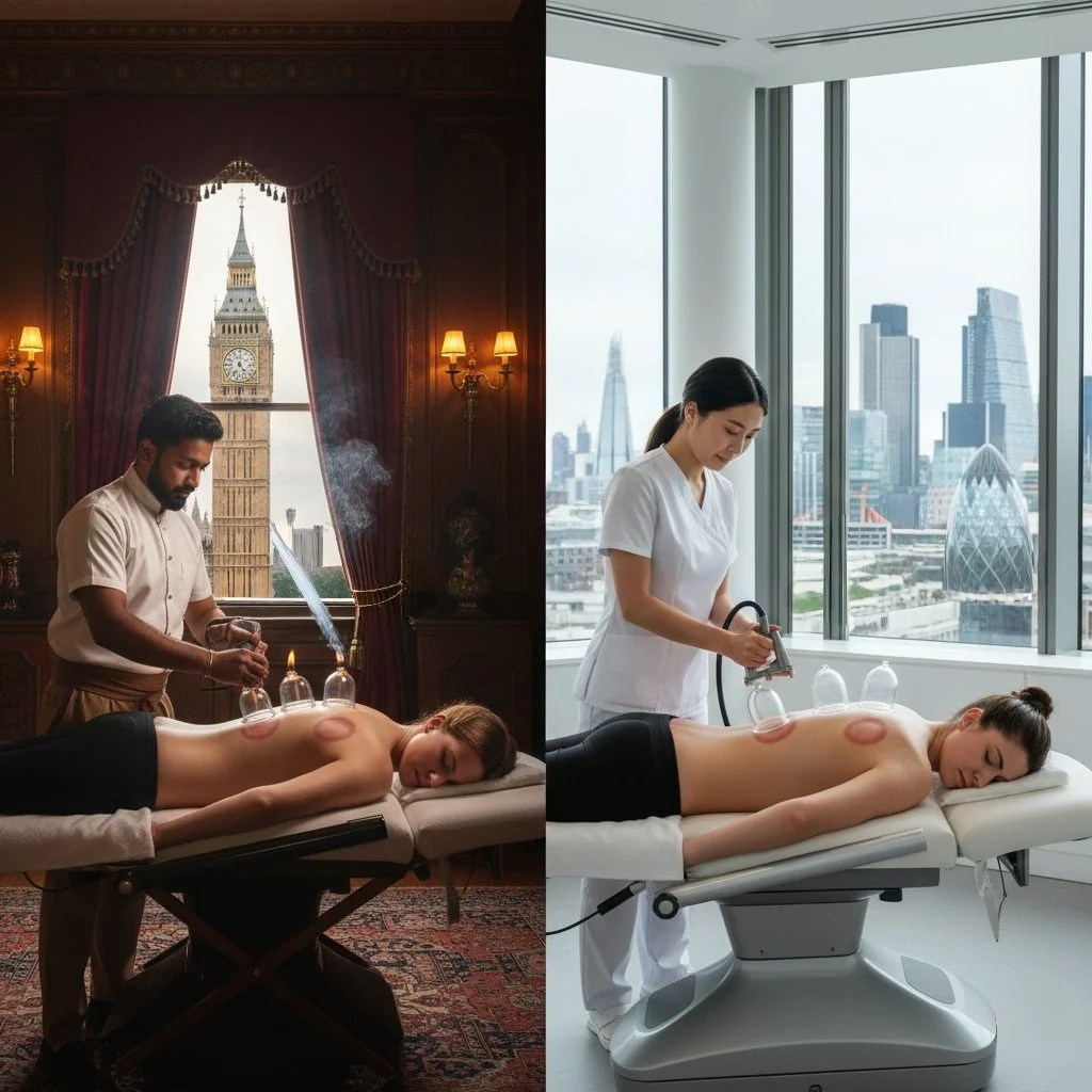 Traditional vs Modern Cupping Therapy in London