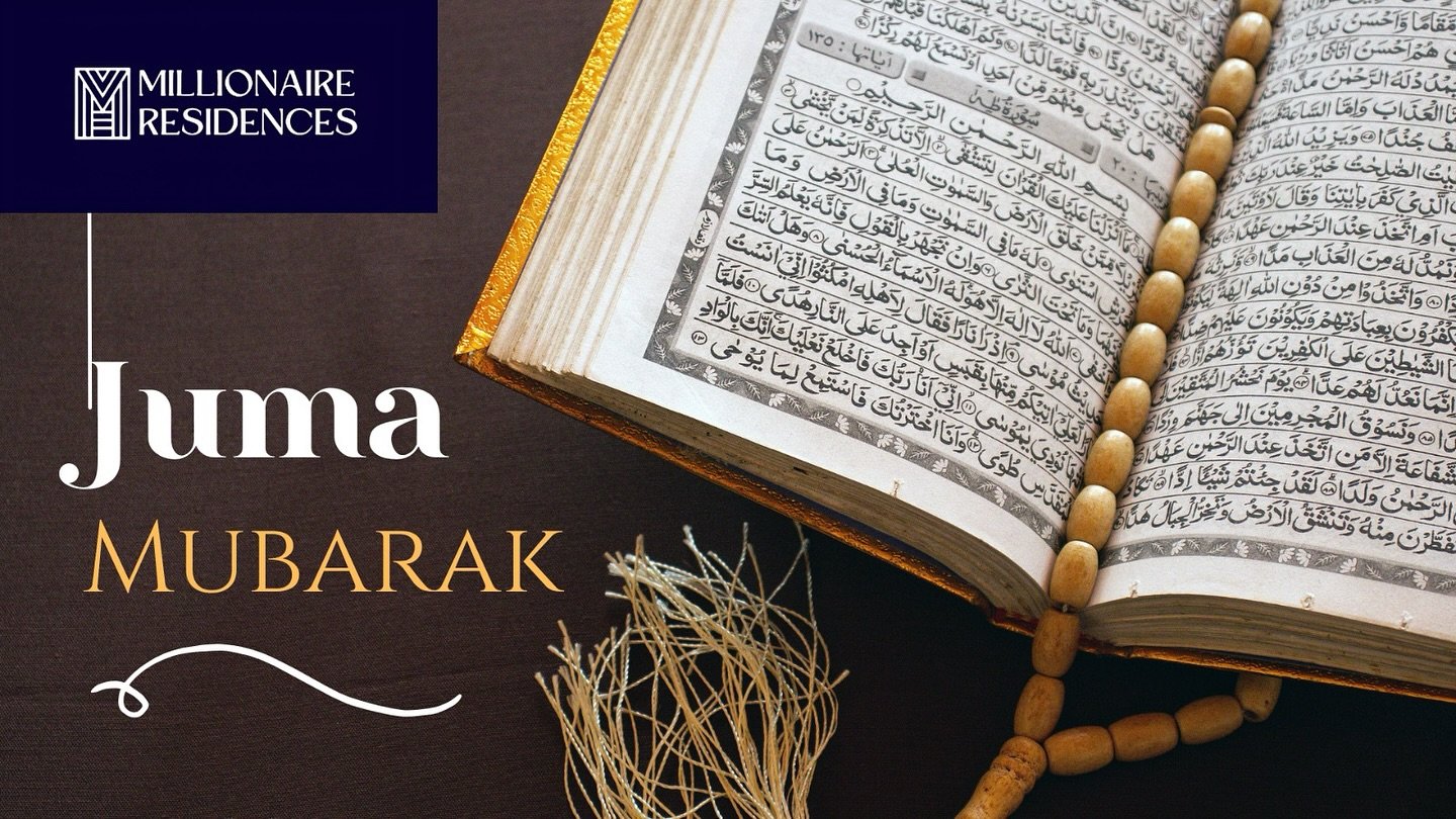 ✨ Jummah Mubarak ✨
May this blessed day bring peace, blessings, and barakah into your homes and hearts. 🕌🌙

At Millionaire Residences Lahore, we pray that your Fridays are always filled with serenity, faith, and prosperity.

#JummahMubarak #Million
