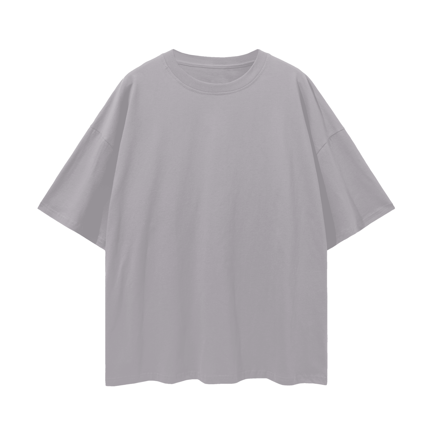 Front of the gray Jesus tee, plain with no print