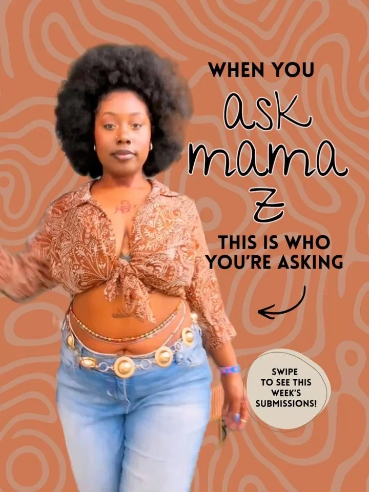 Happy Ask Mama Z Day! 🥰
See my answers this week or submit a question at mamaztheguru.com. I got advice for days. I luv yall. 
-
#fyp #advicecolumn
#realadvice
#askmeanything 
#bigsisteradvice