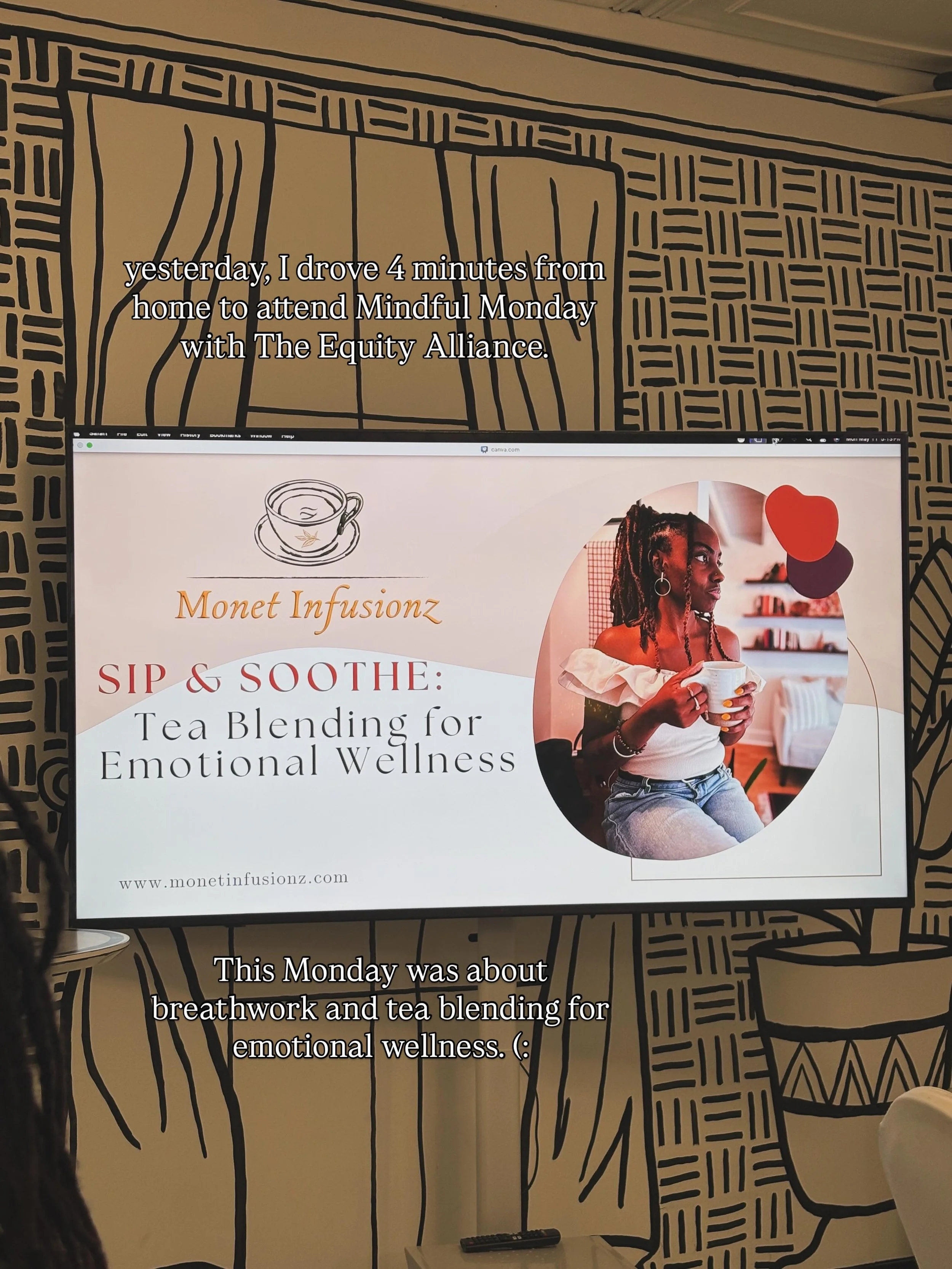 lil restock of my herbal blends. big restock of my soul's happiness. We 🩷 Mindful Mondays with @theequityalliance! 
-
Thank you 
@monetinfusionz 
@thecreativity.bar 
🩷
-
#nashville #thingstodo #fyp #selfcare #mentalhealth