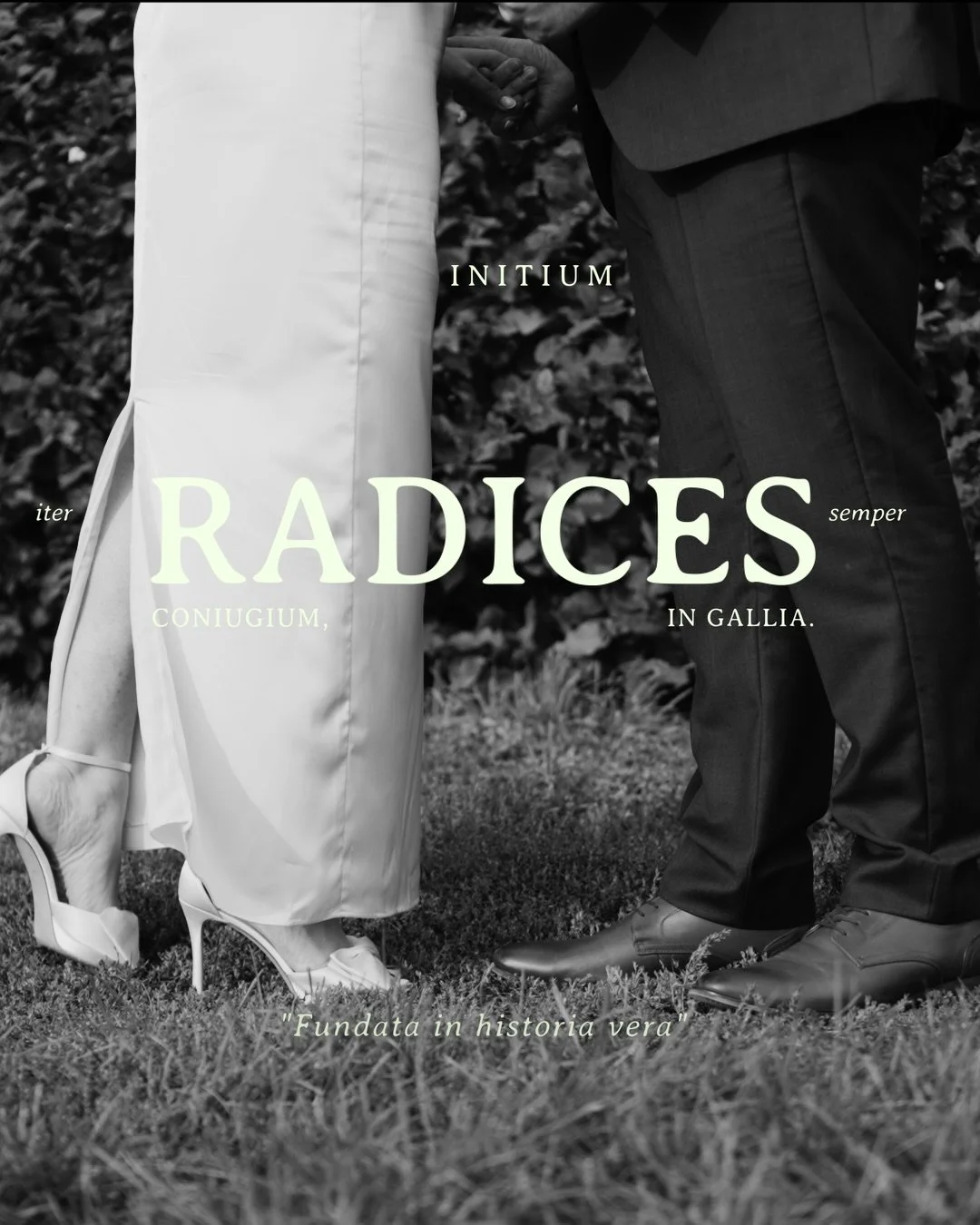 Radices (latin) :
les racines.
Ce qui s&rsquo;ancre.
Ce qui demeure quand tout vacille.

Il y a des films de mariage.
Et puis il y a des histoires qui demandent du temps.

Julie et Julien ne se sont pas rencontr&eacute;s dans l&rsquo;urgence.
Leur hi