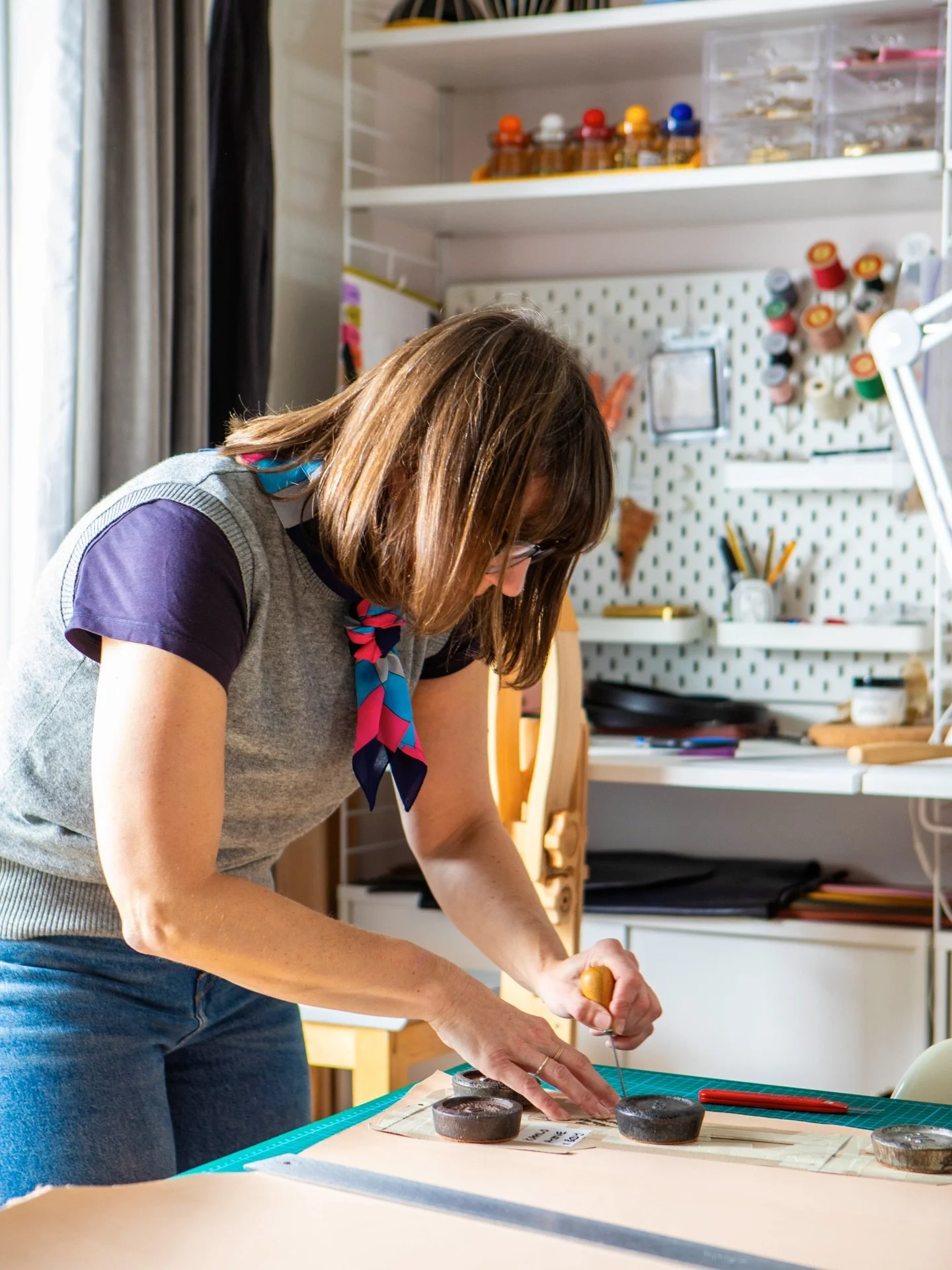 Thank you so much for all your orders, here&rsquo;s a pic of me beavering away to remind you lovely lot I make each and every item by hand from scratch in my little workshop. 

I will be taking orders for small goods up until the 19th December to get