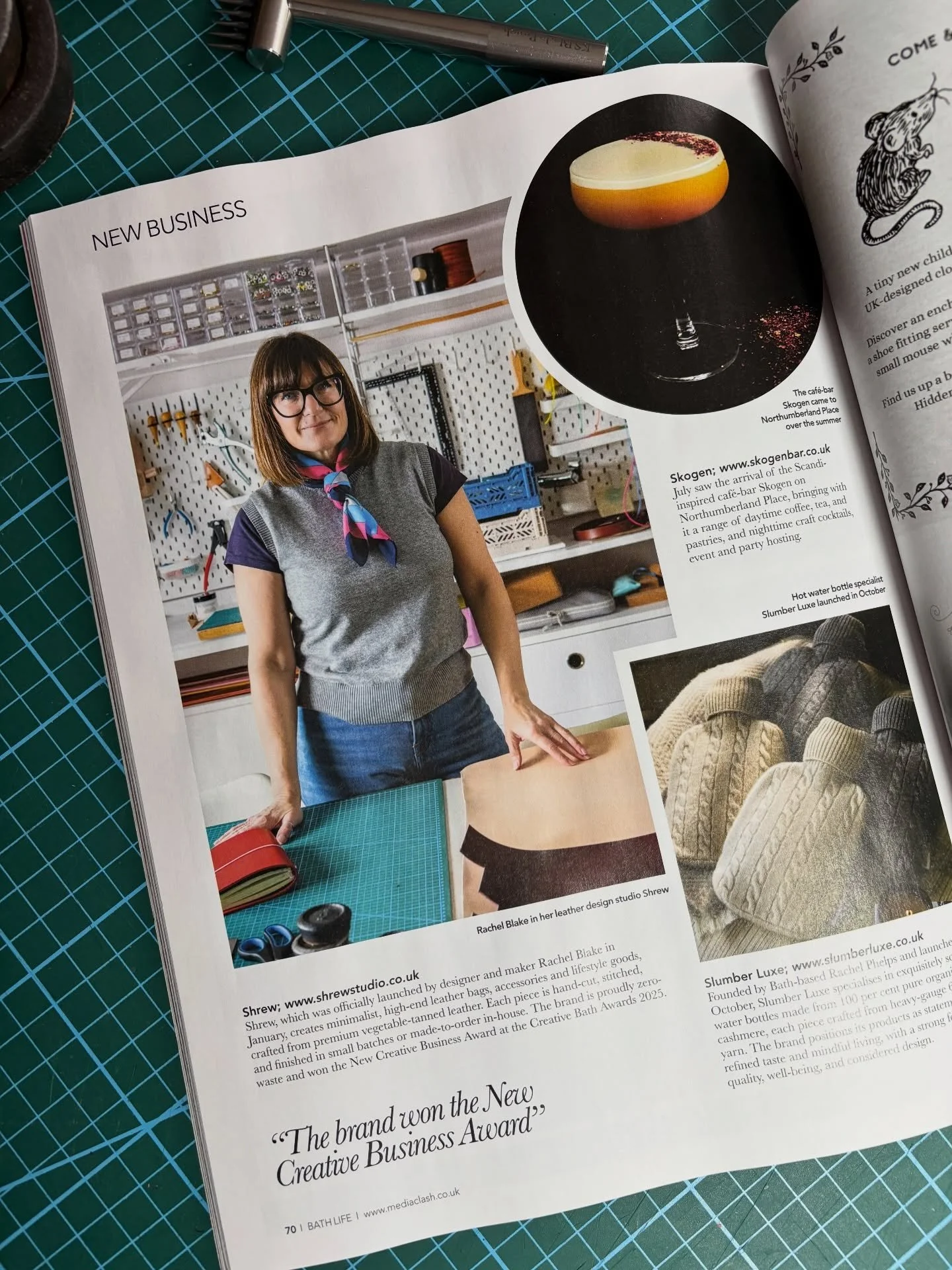 Thrilled to have been featured in the latest @bathlifemag as one of 78 new and exciting businesses in the city! Thank you for including me alongside other exciting independent brands such as @magaripasta @palette_somerset @therivermousebath @redesign