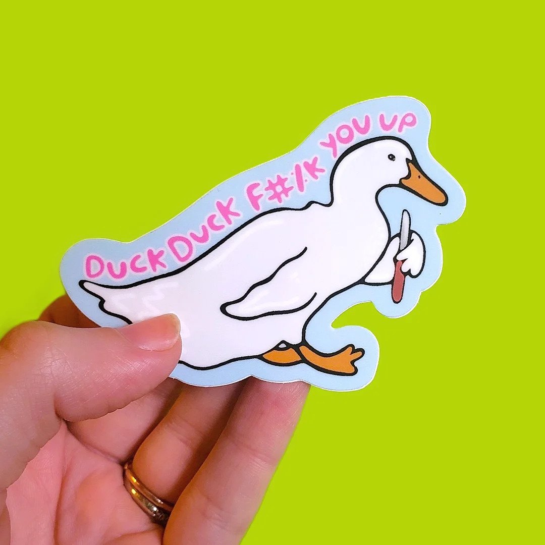 DUCKER Sticker