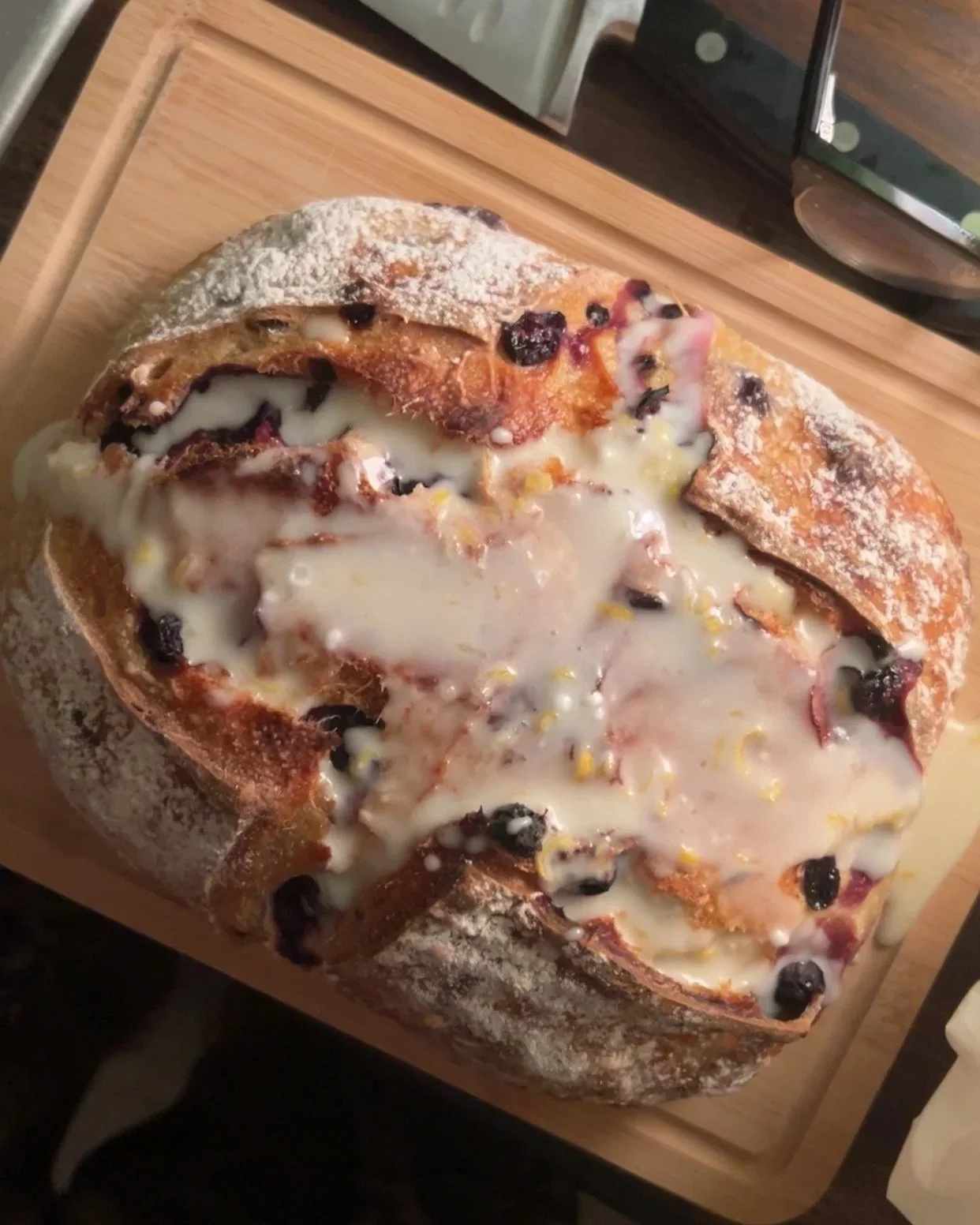 Blueberry + Lemon Glaze 