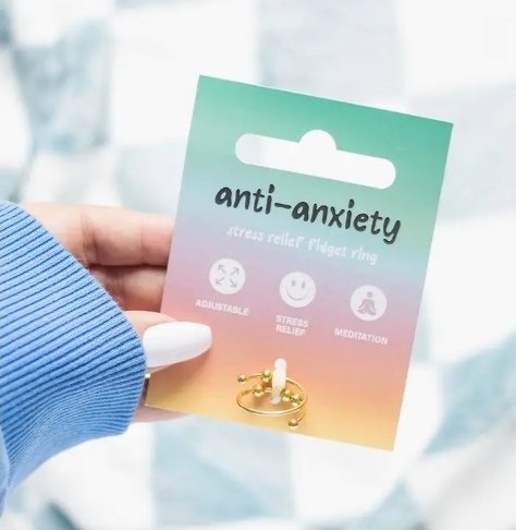 🌿 Anti-Anxiety Fidget Ring