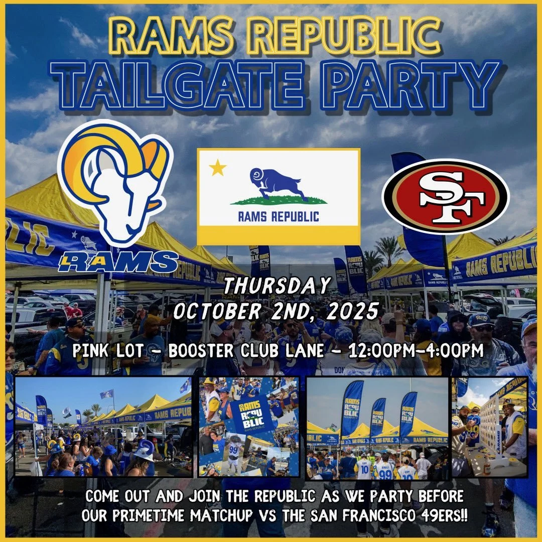 Rams Republic Tailgate vs San Francisco