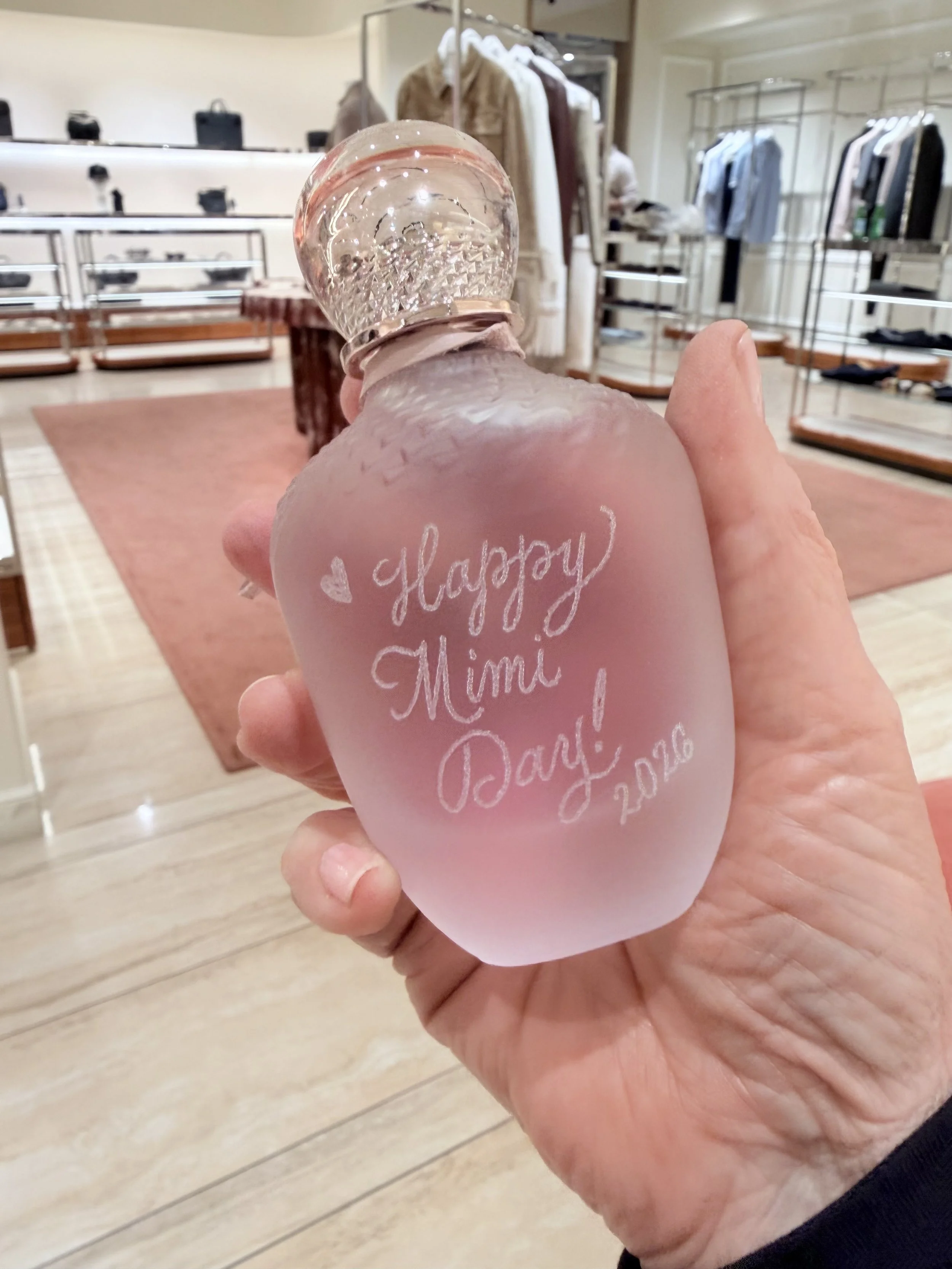 Mother’s Day engraving by Susan Houseman Designs in Las Vegas 