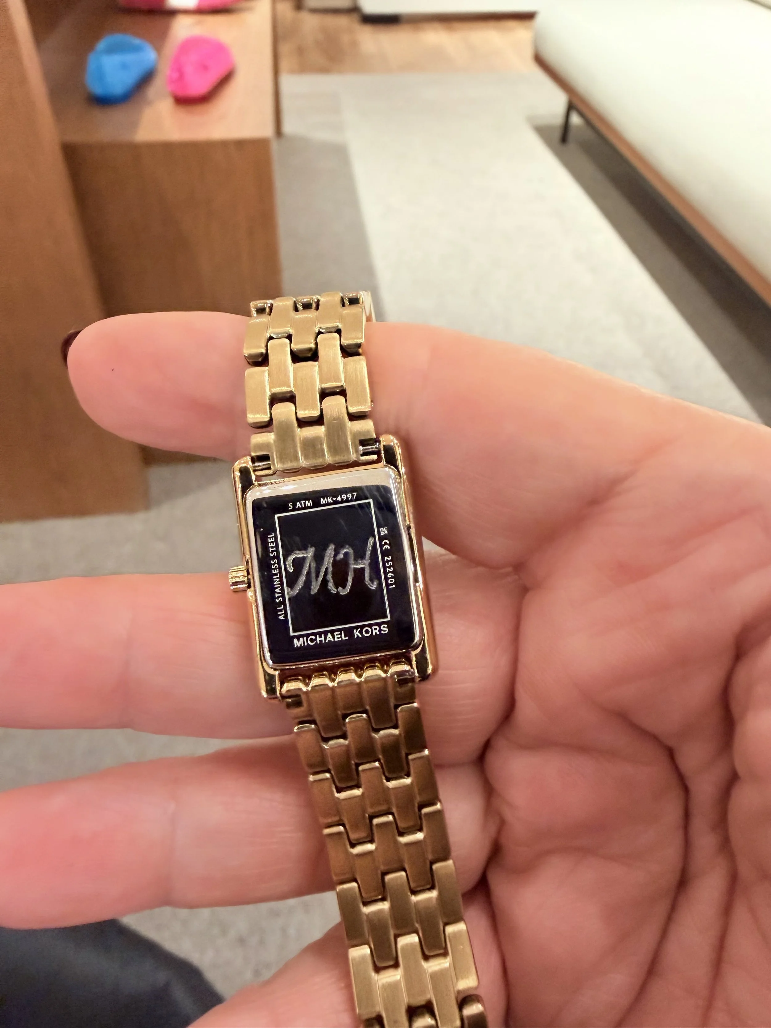 Engraving Michael Kors watches / Susan of Susan Houseman Designs 