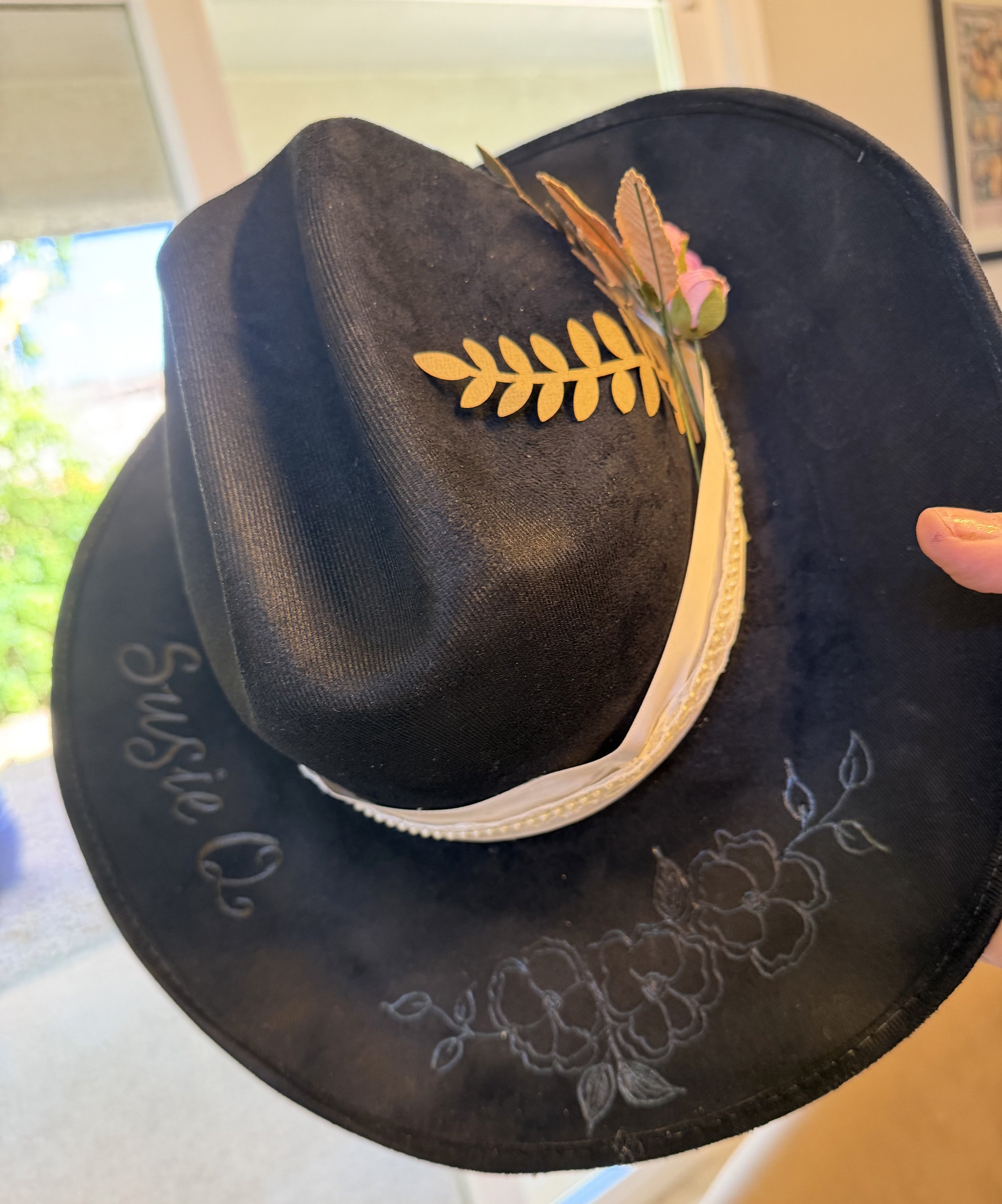Pyrography Cowboy Hats by Susan Houseman Designs 