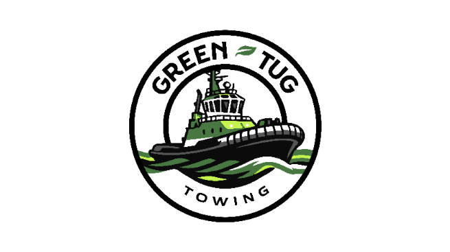 Green Tug Towing