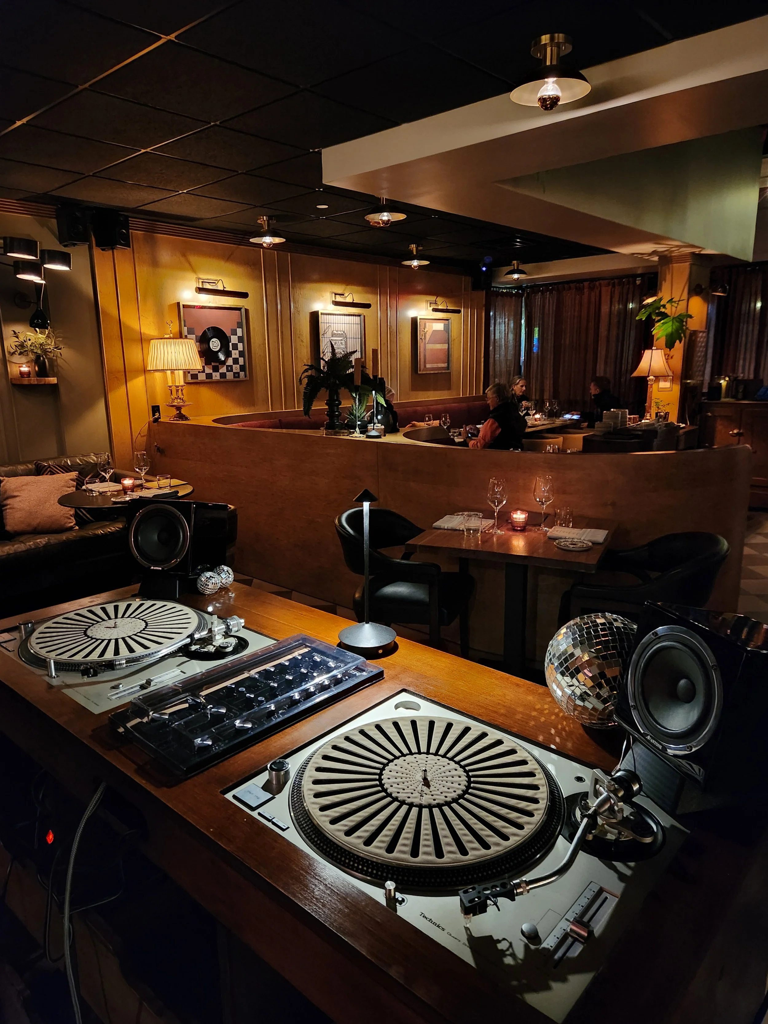 dj booth wine bar