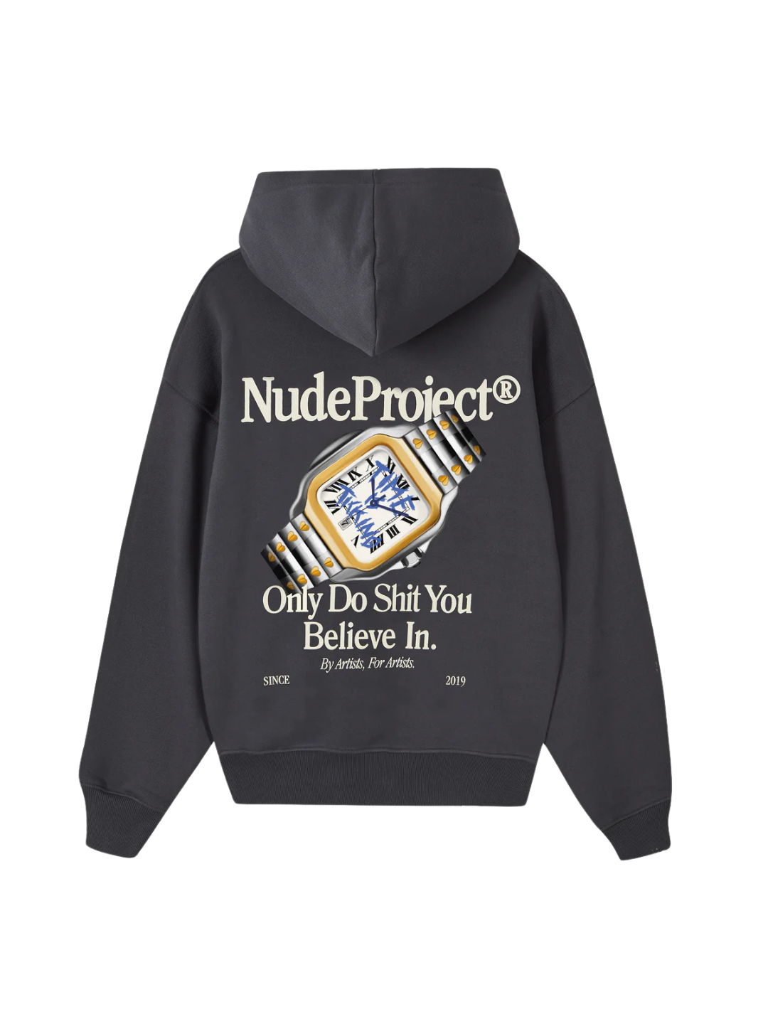 Nude Project Time Hoodie Ash