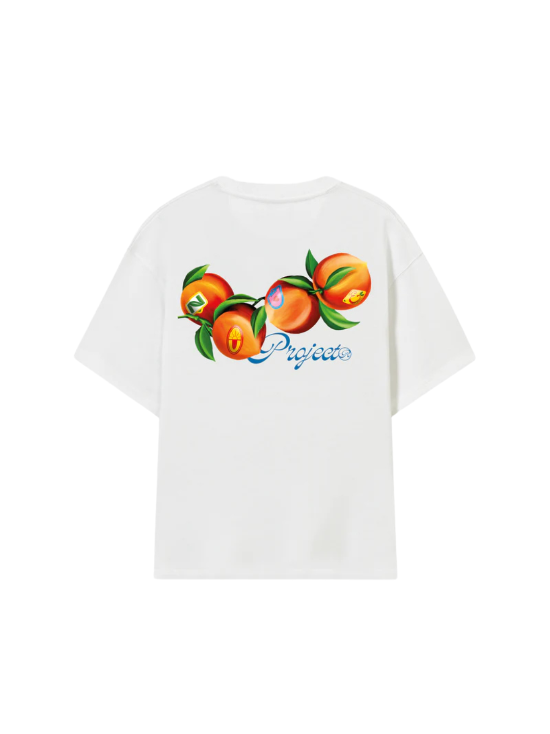 Nude Project Peach Tee White