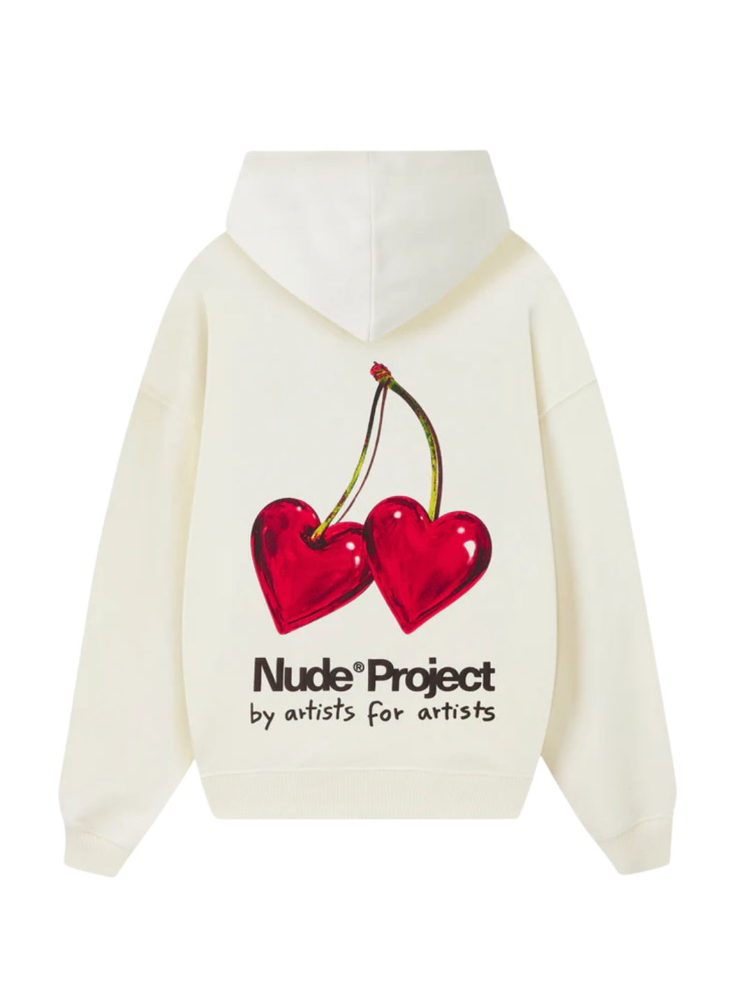 Nude Project Sudadera Juicy Cherry Blanco Crema