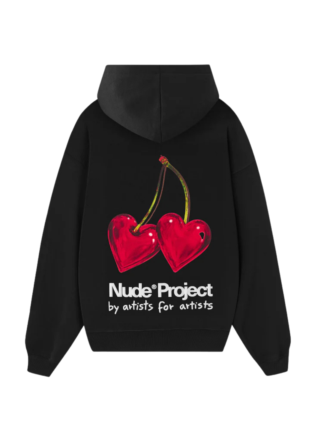 Nude Project Sudadera Juicy Cherry Negra
