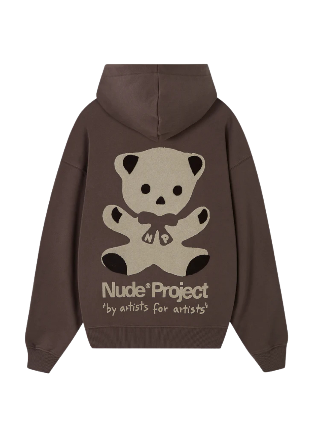 Nude Project Bear Hoodie Brown