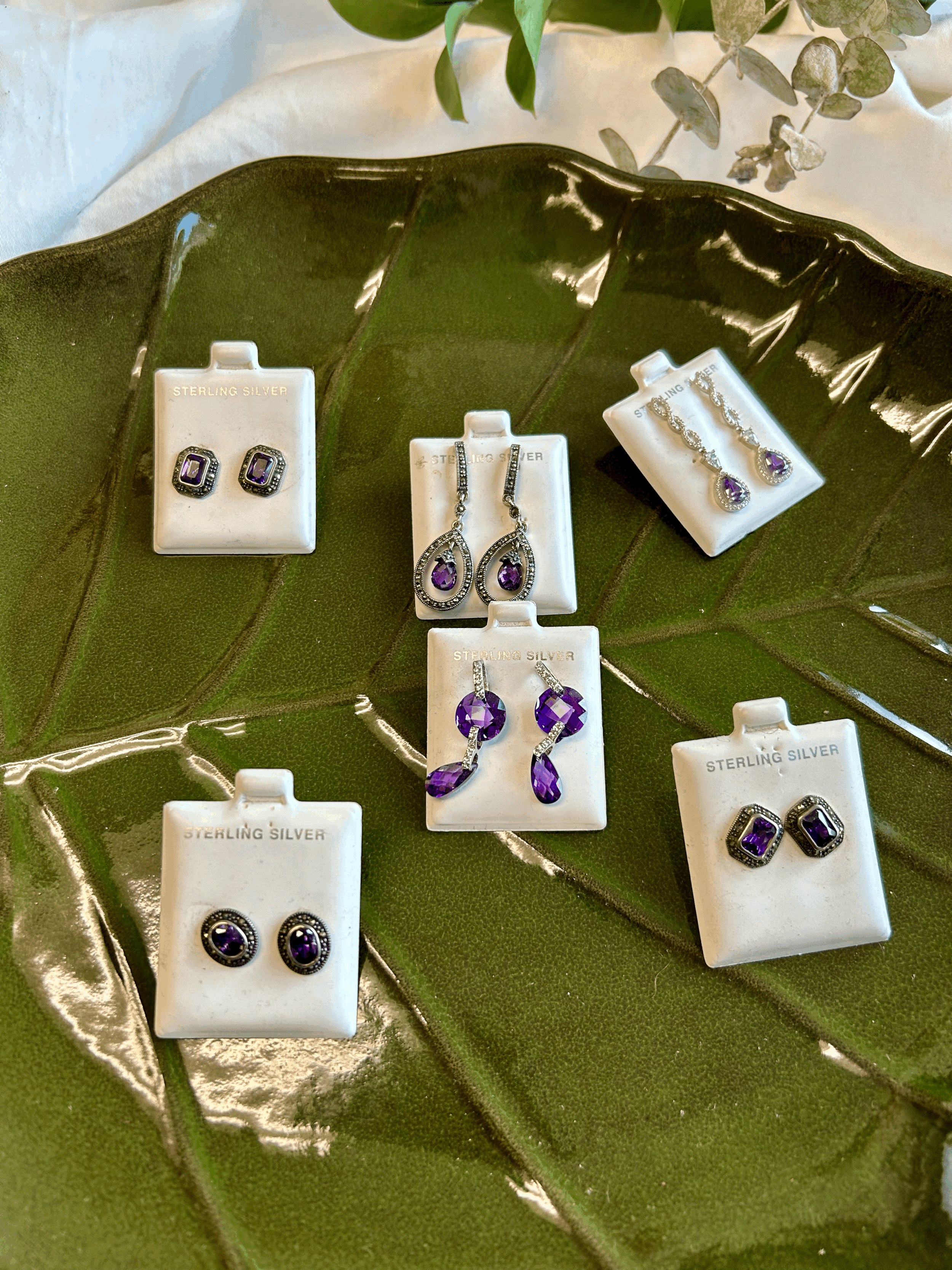 Silver Earrings - Indonesia