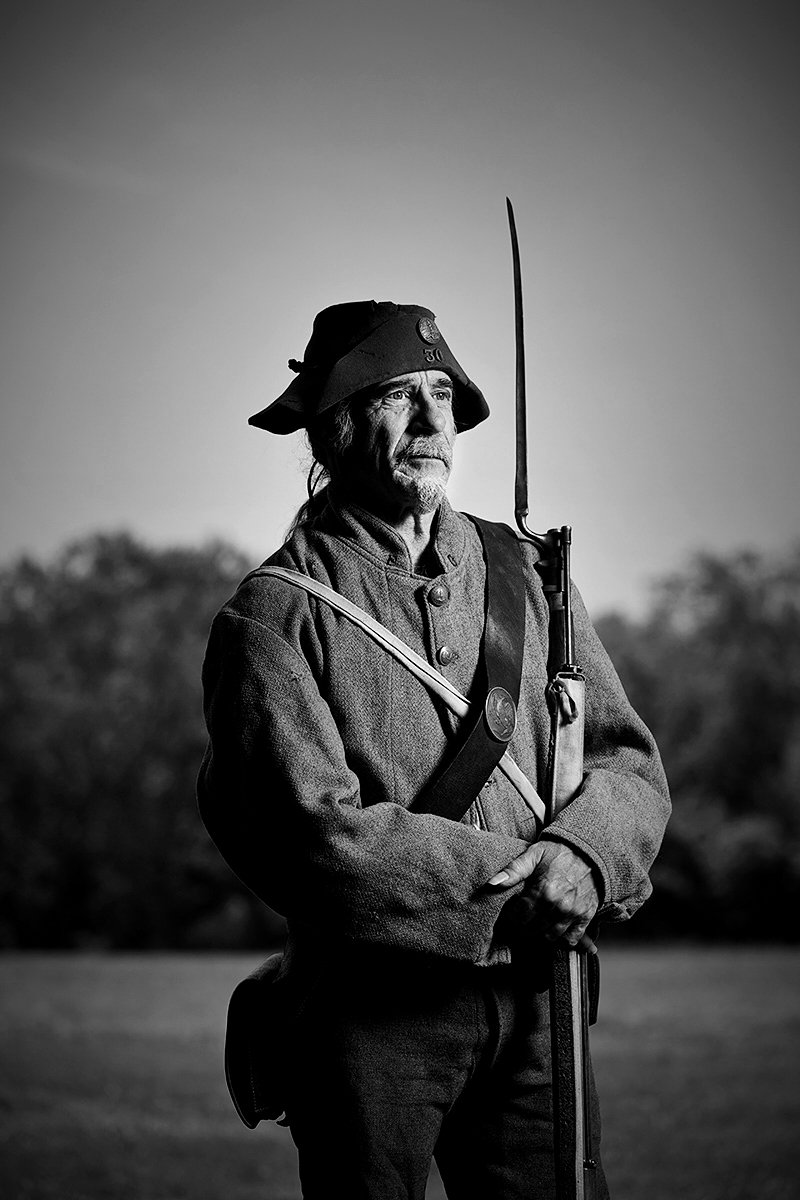 American Civil War Re-enactor by © Dan Callister