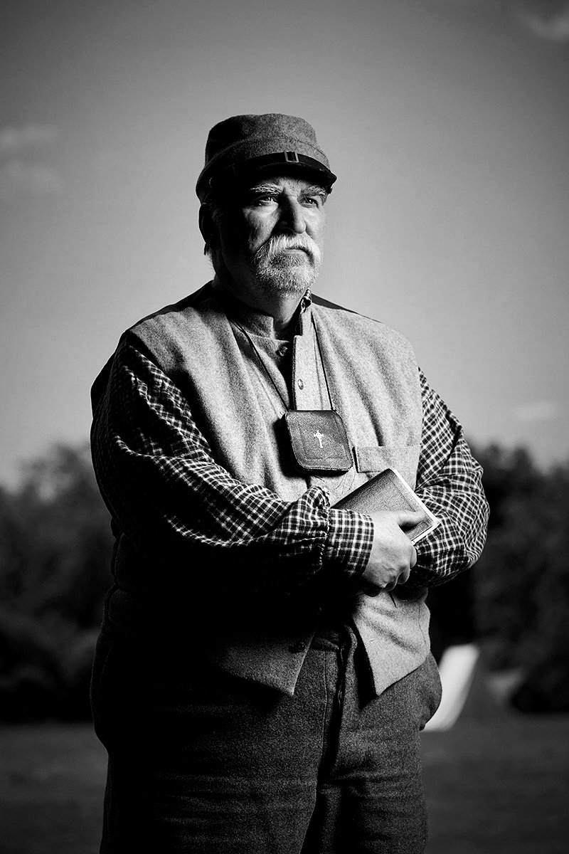 American Civil War Re-enactor by © Dan Callister
