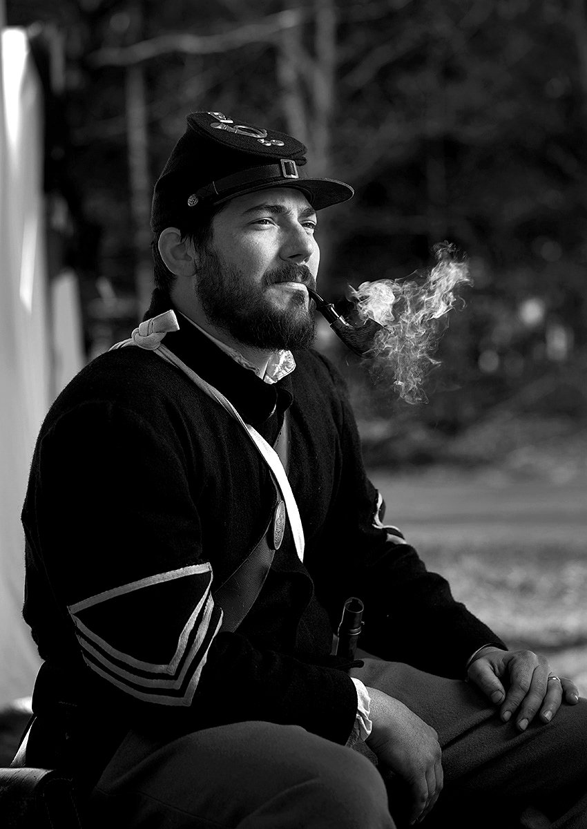 American Civil War Re-enactor by © Dan Callister