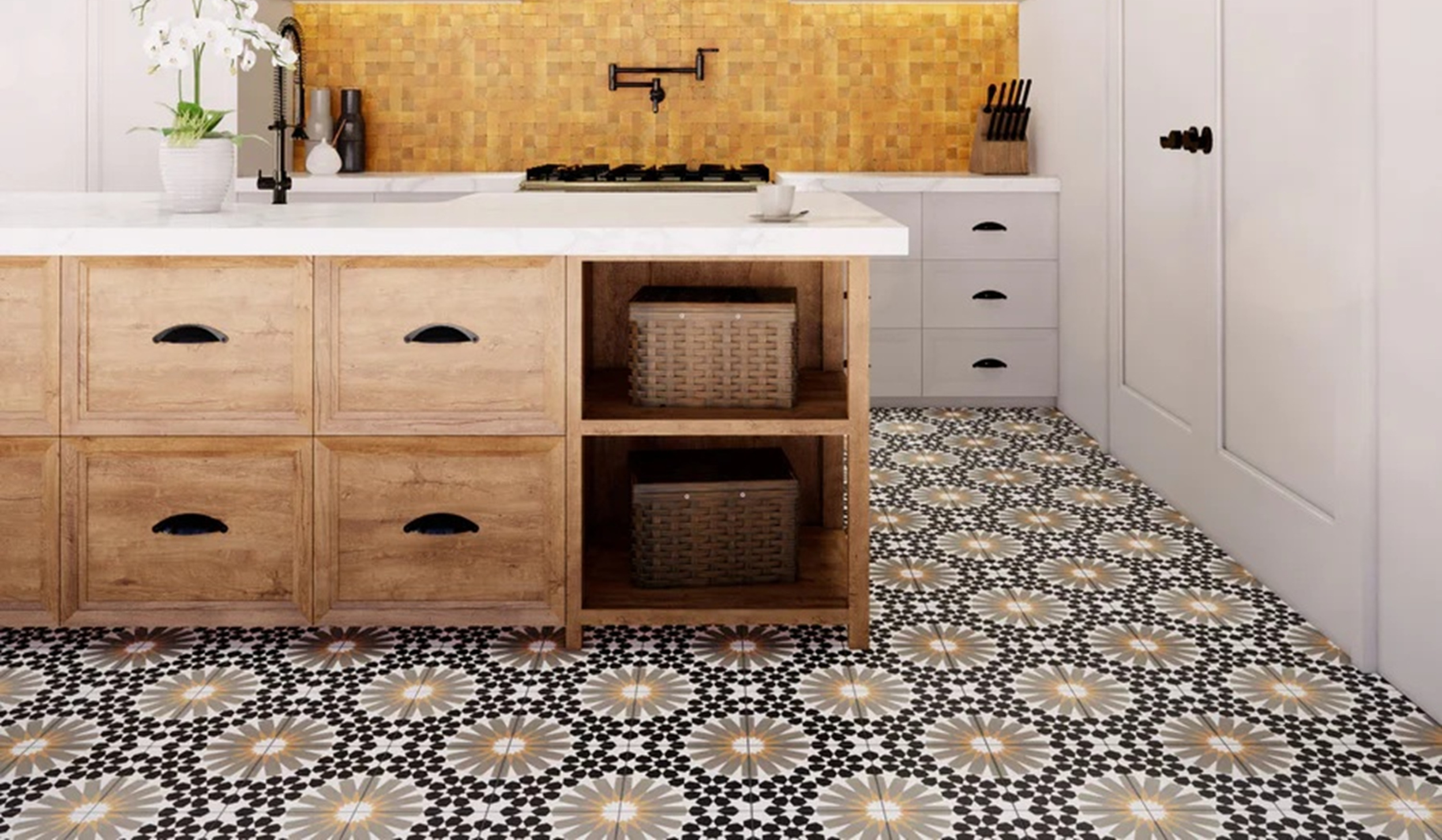 How to Match Kitchen Cabinets and Flooring (Without Making Your Space Look Chaotic)