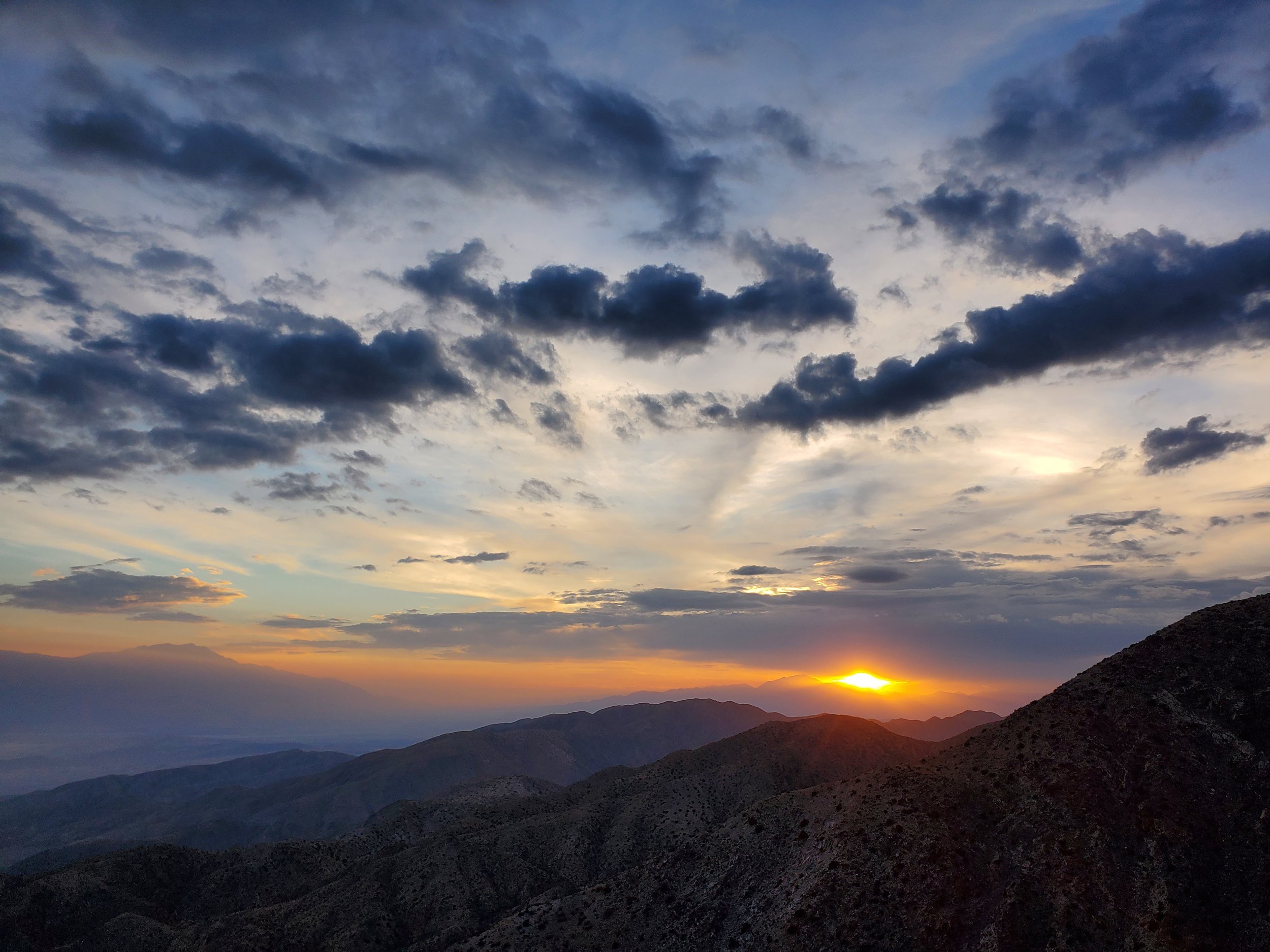 Sunset over Joshua Tree National Park