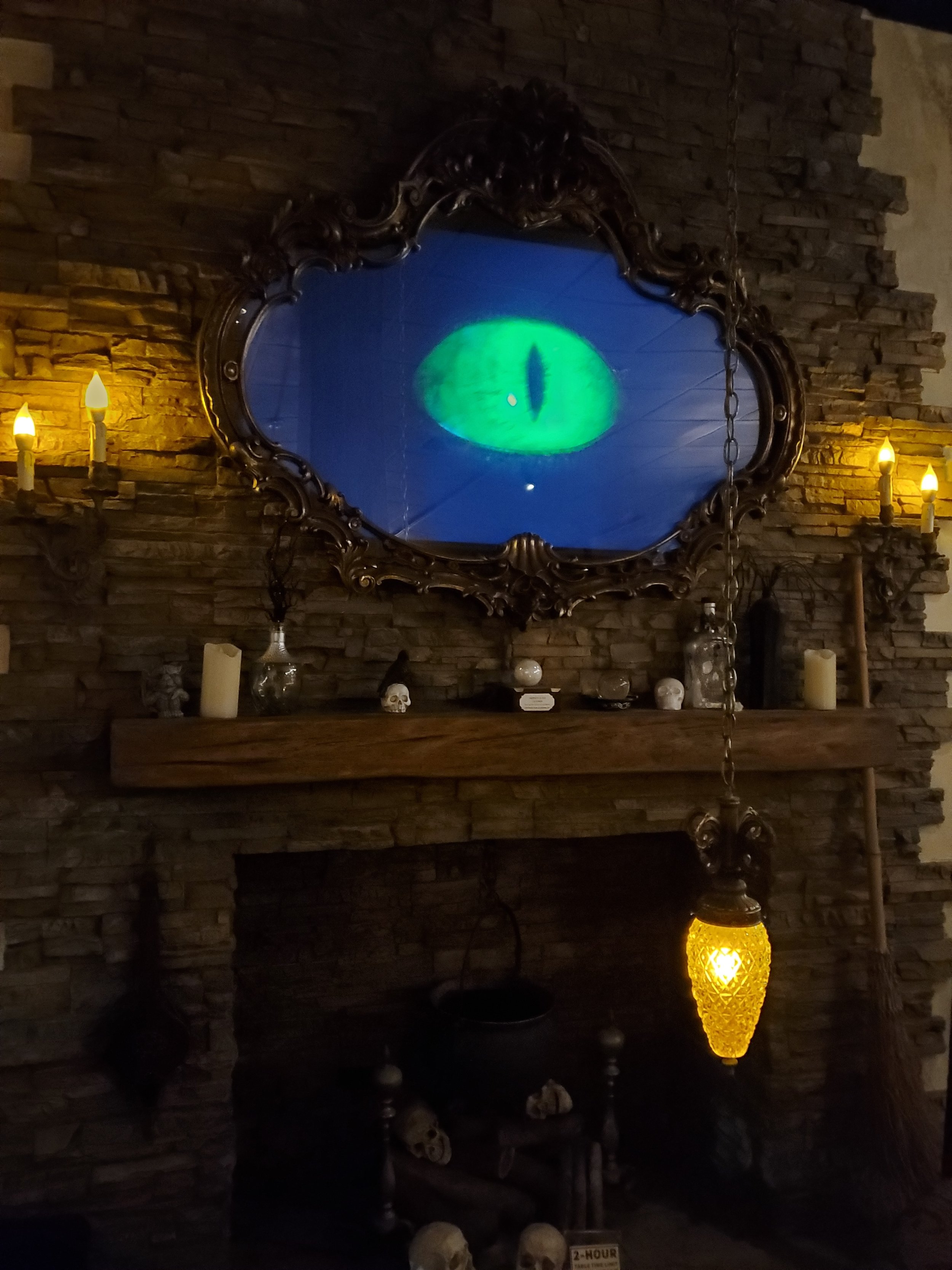 Interior design of a gothic bar near Los Angeles