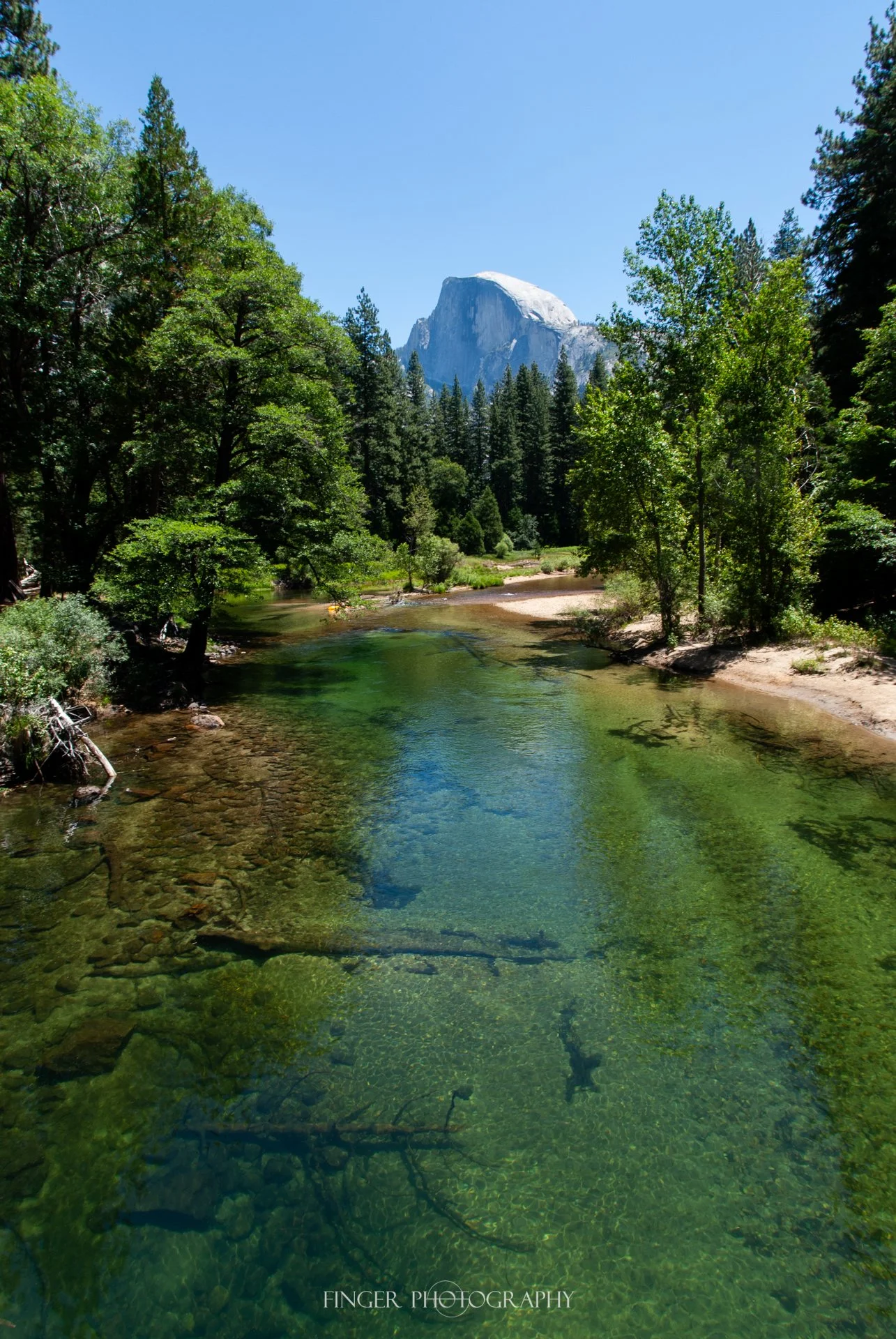 Half Dome and the Merced River