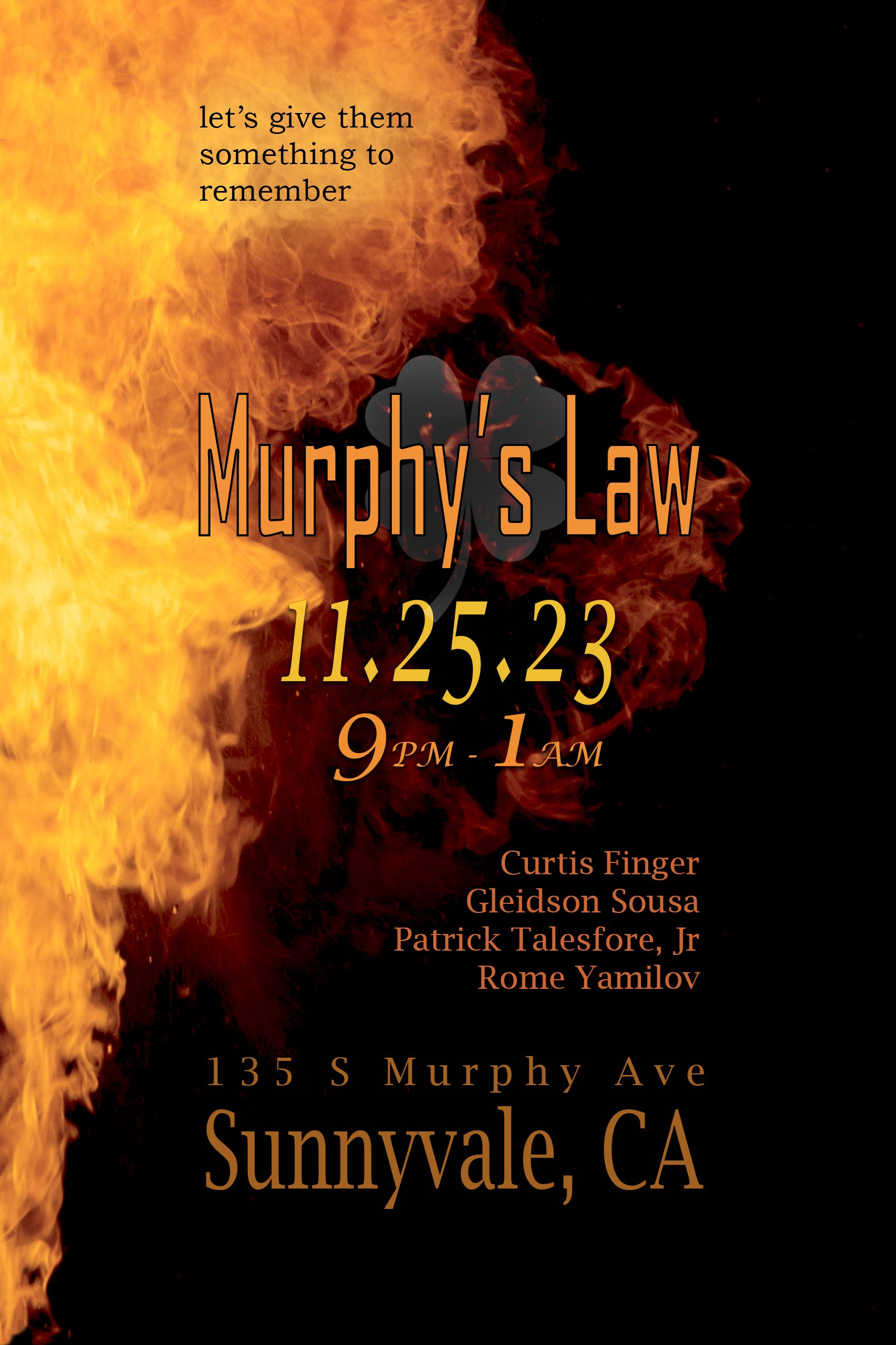 Murphy's Law flyer