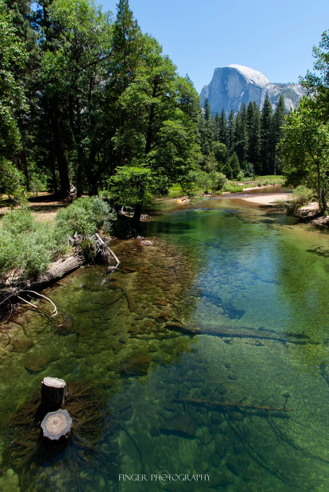Half Dome and the Merced River
