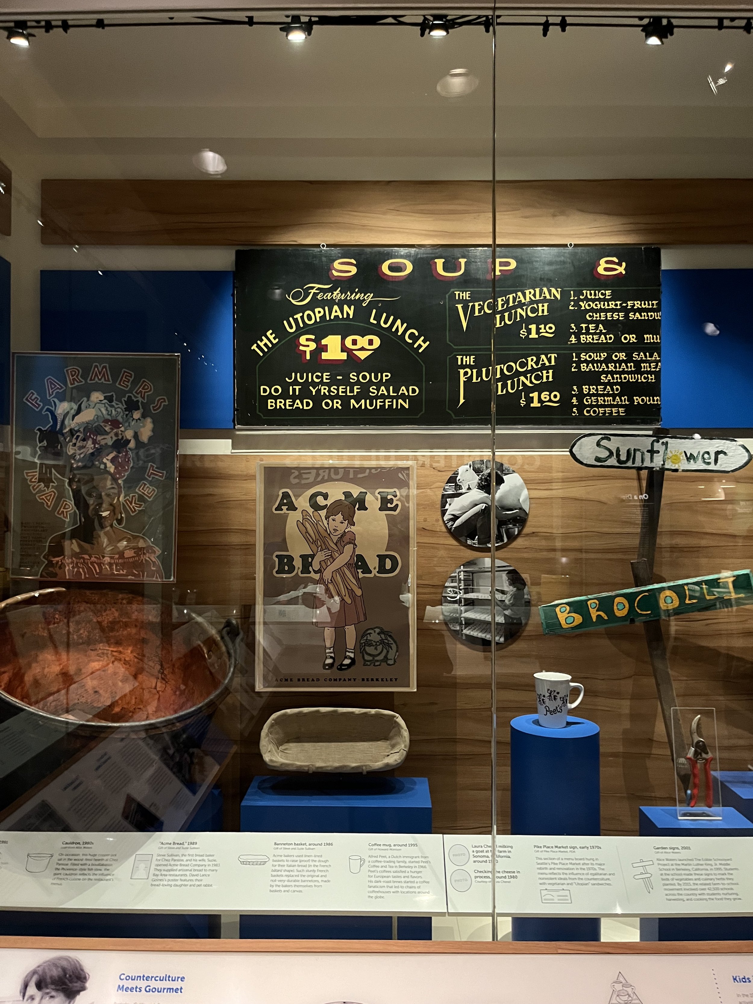 Acme Bread poster David Lance Goines Smithsonian Museum of American History