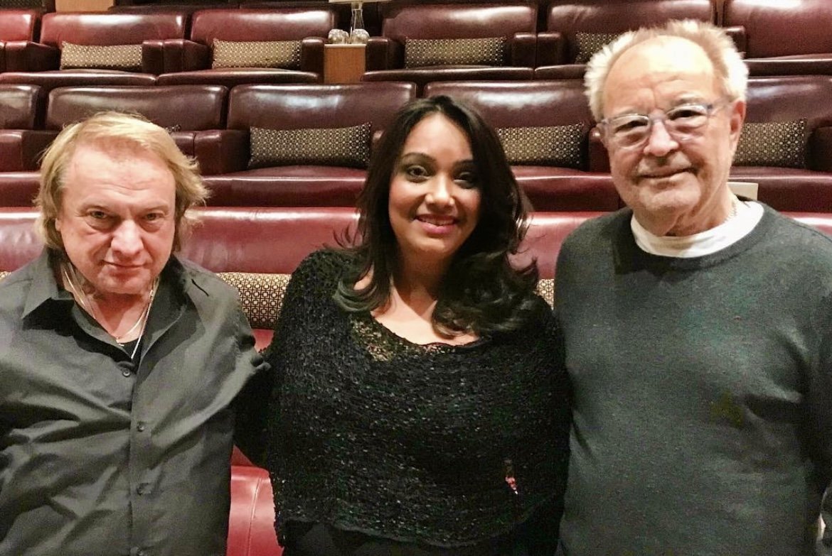 With Foreigner's Lou Gramm and Mick Jones