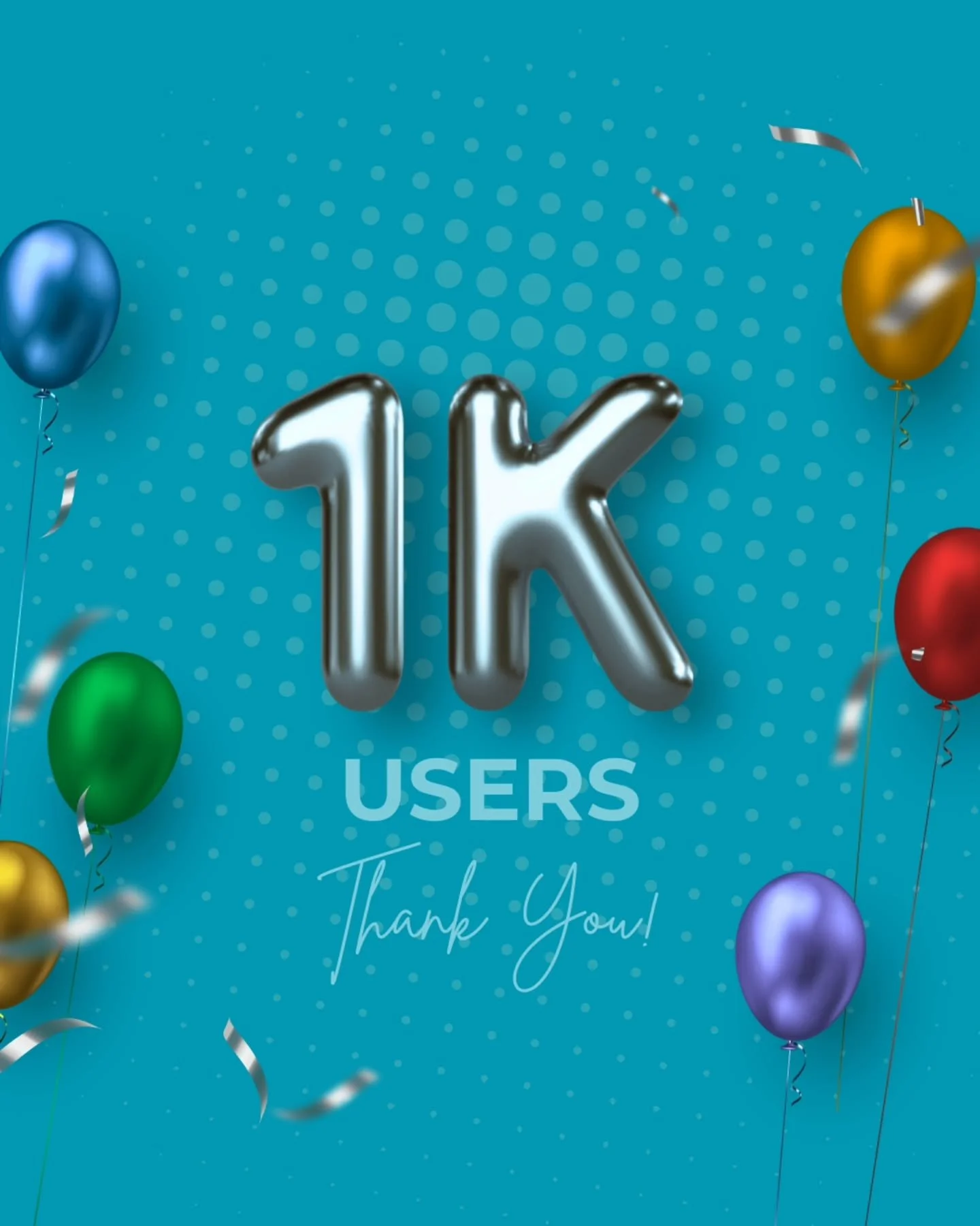 🎉We reached 1000 users!🎉

Thank you all for downloading the MyClusters app

Keep in sharing your thoughts with us so we can keep on improving. 
Without your help, we would have never come this far! 

🗣Spread the word, please like and share

🔗Want