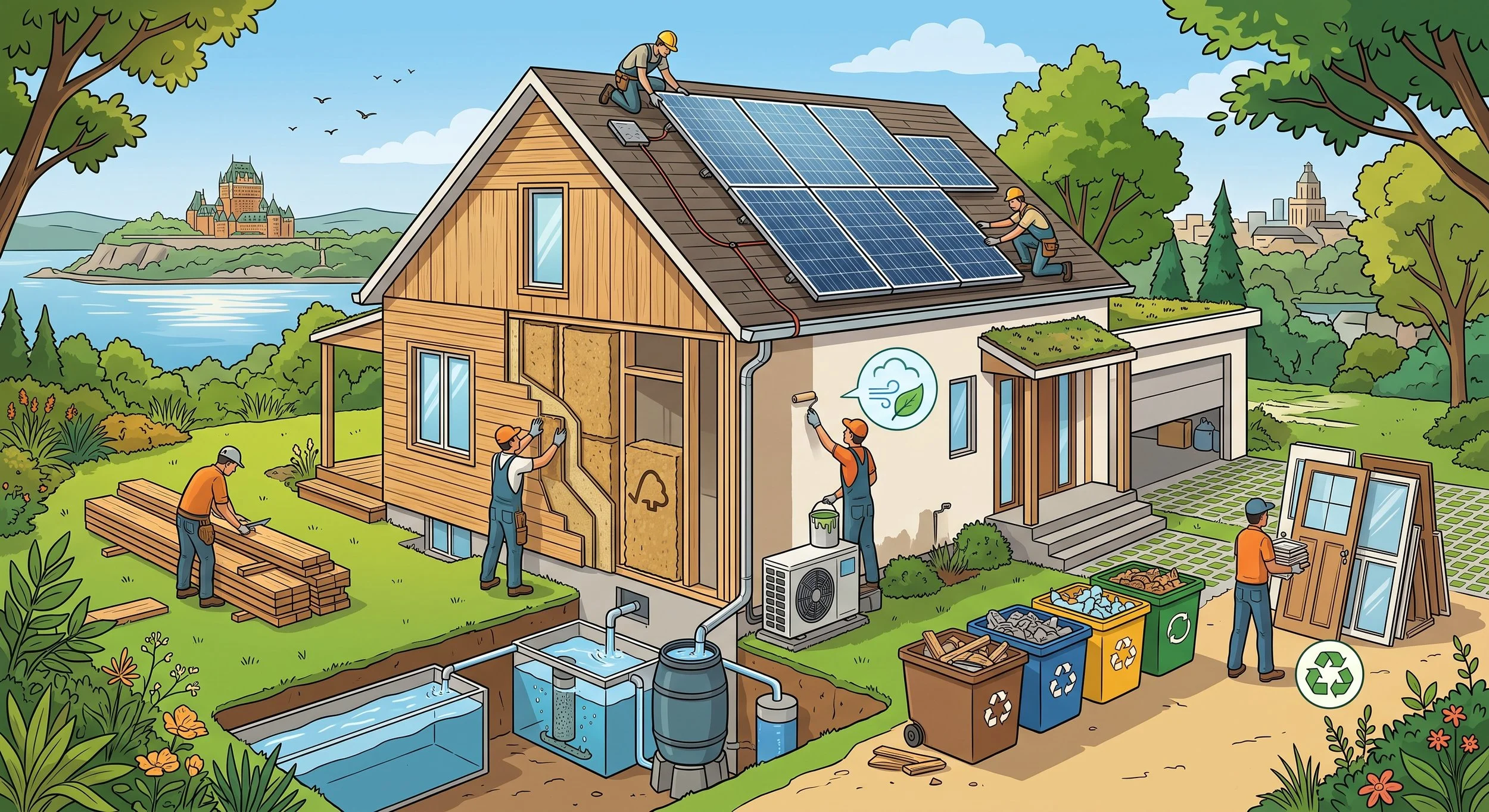 Être éco-responsable&nbsp;dans son projet de rénovation.