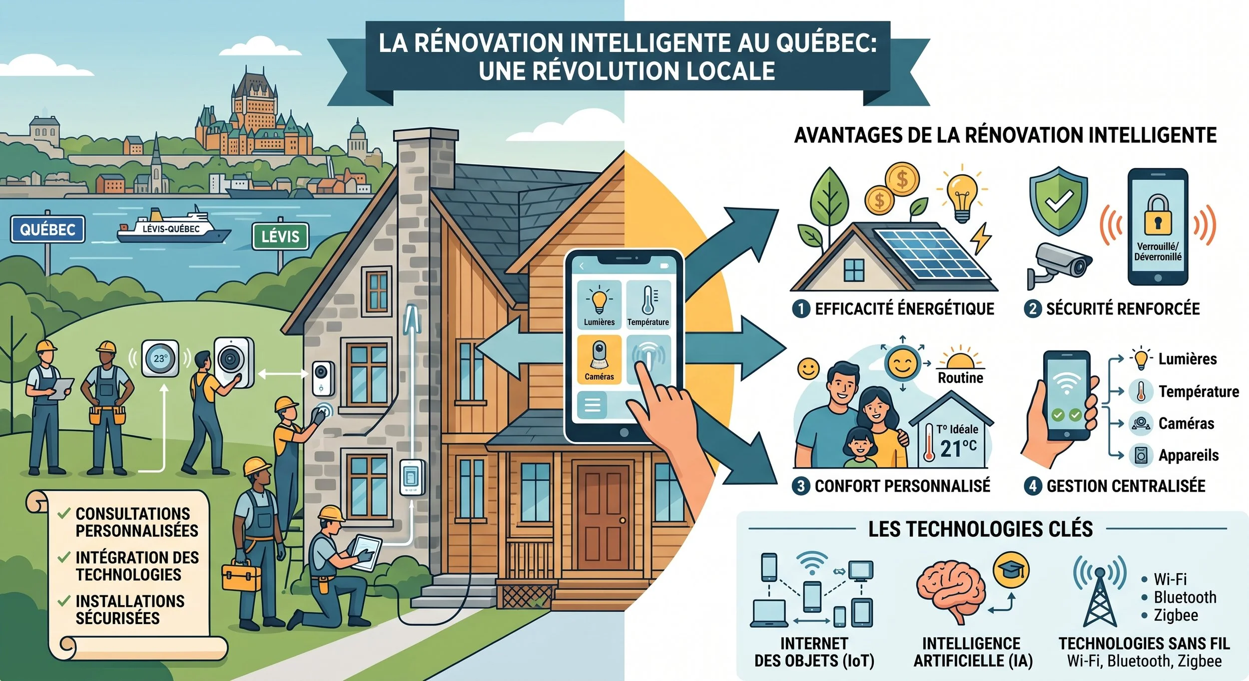 innovations technologiques pour 2025 dans la construction au Québec.
