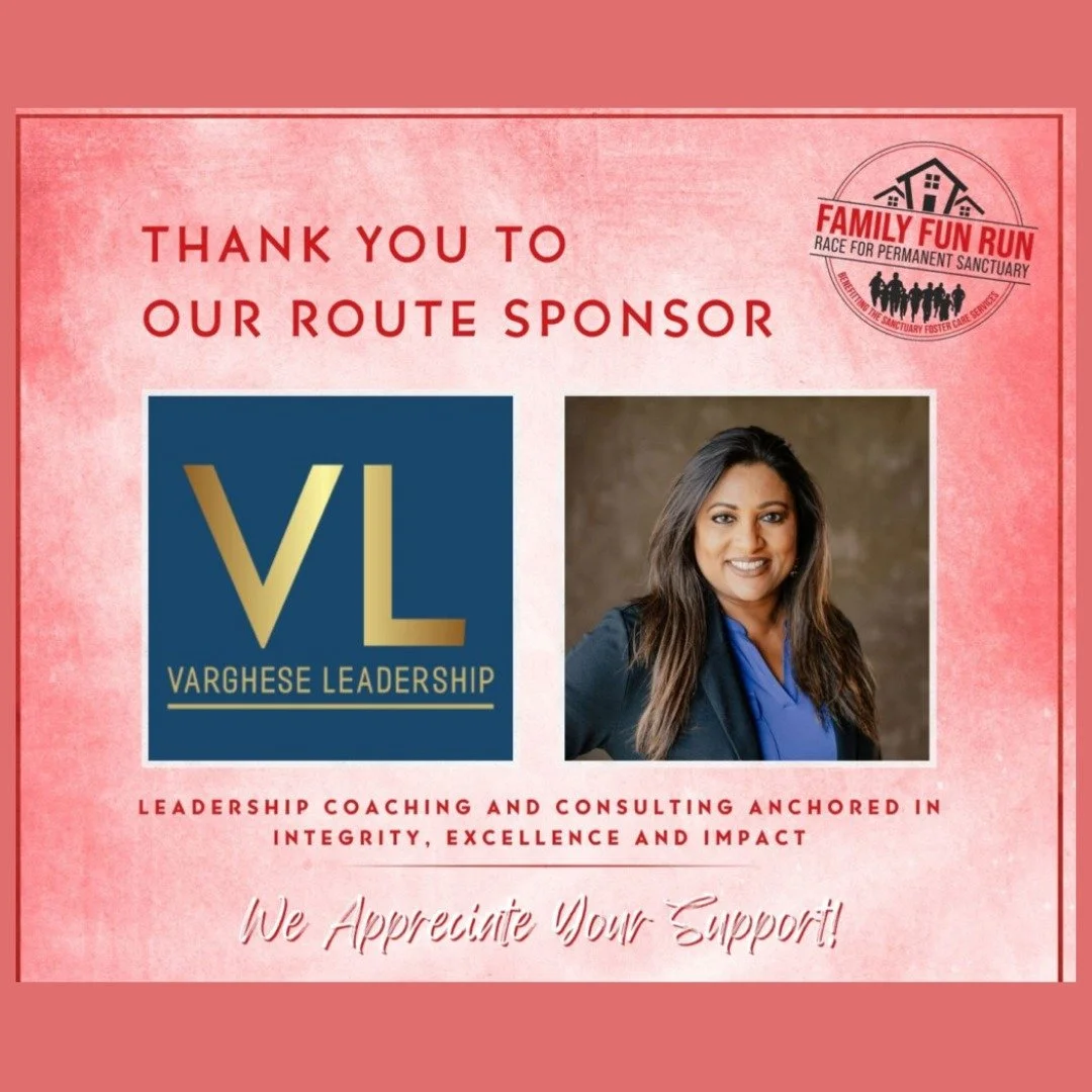 At Varghese Leadership, we believe leadership begins at home &mdash; because strong families are the foundation of a stronger future.

We are honored to sponsor and support the life-changing work of The Sanctuary Foster Care Services. 💙

Here&rsquo;