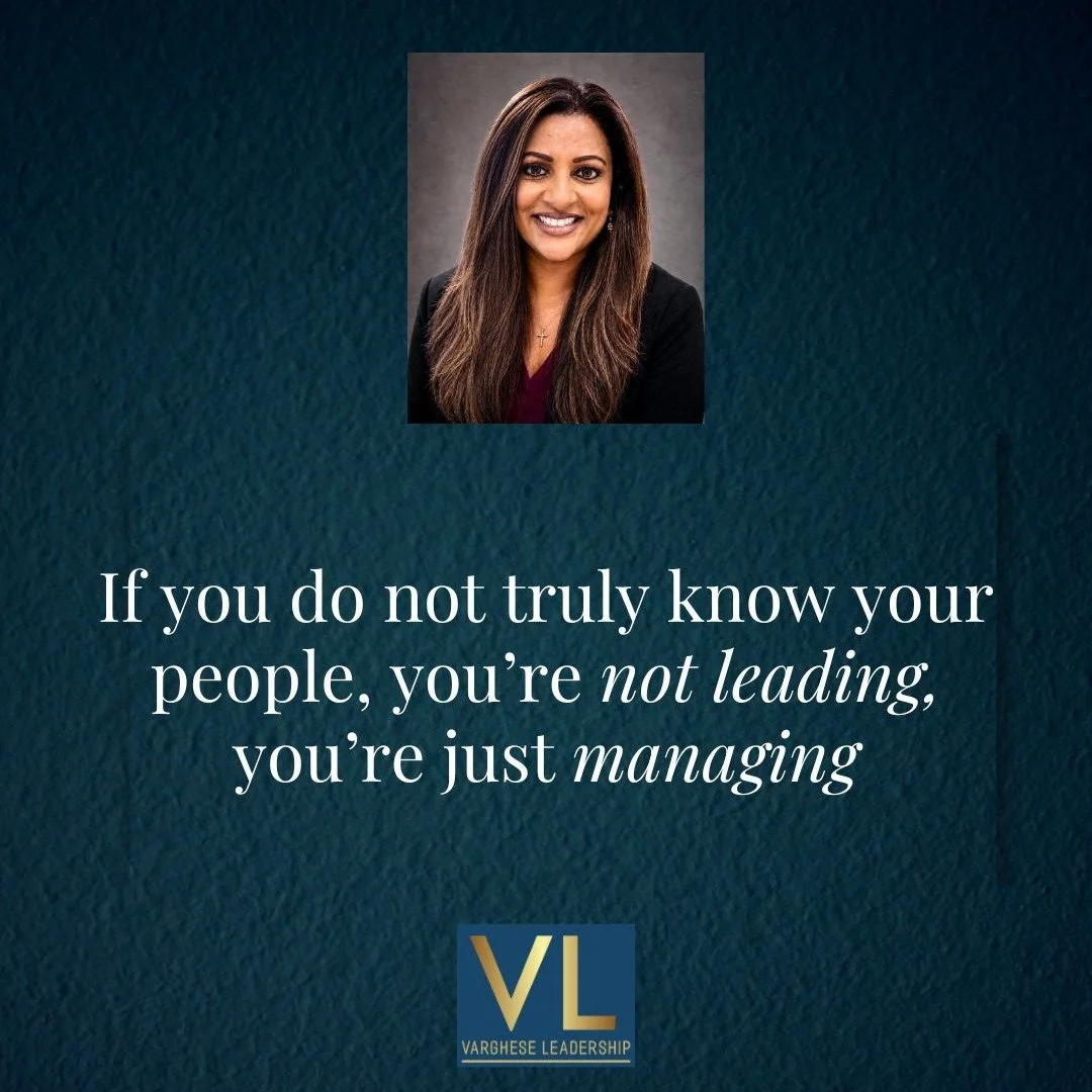 At the heart of great leadership is the simple truth that people want to be understood.

Every engagement with Varghese Leadership, is designed to help leaders know: 

People aren't difficult.
They're different.

Some people need details before makin