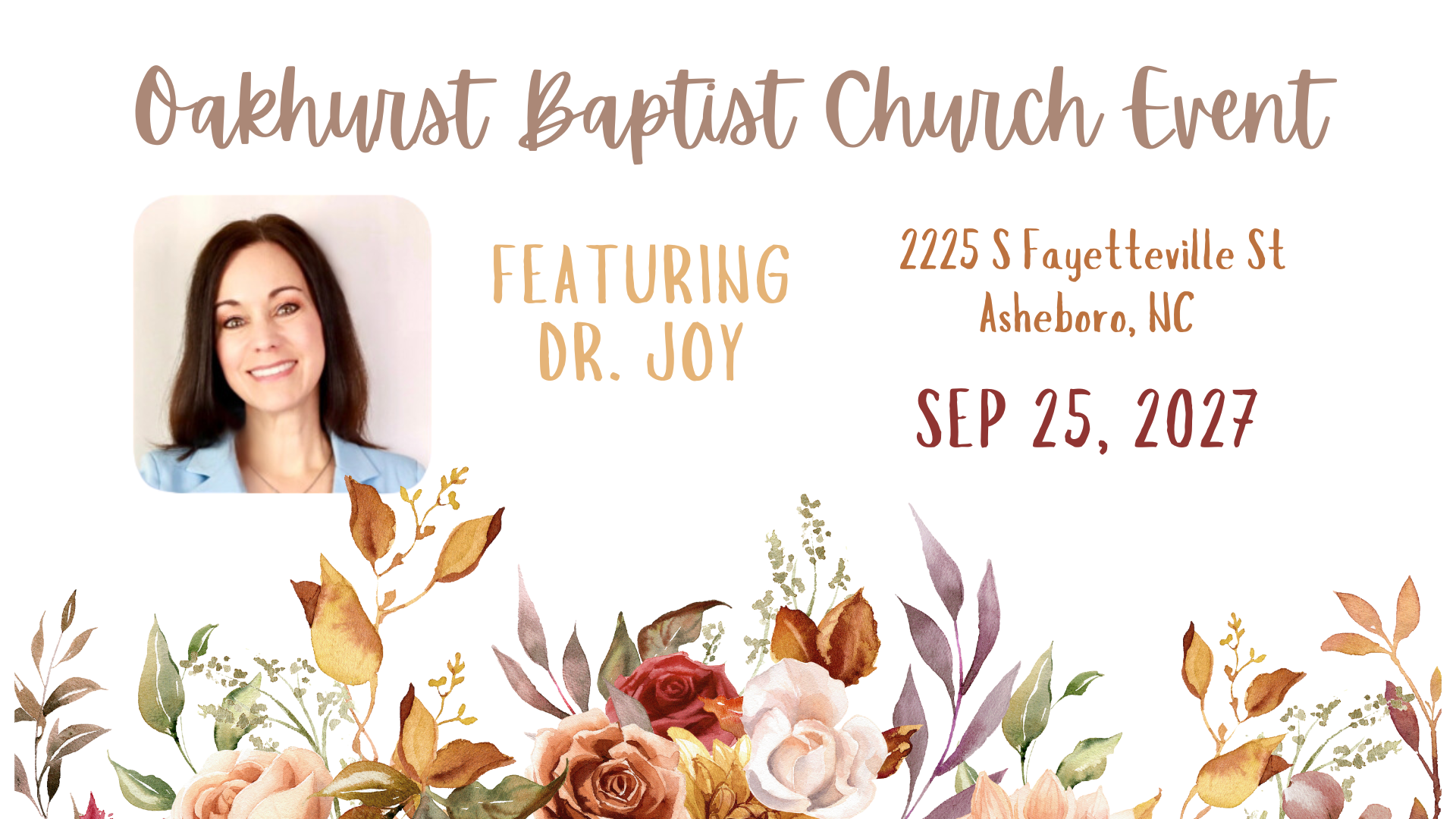 Oakhurst Baptist Church Event