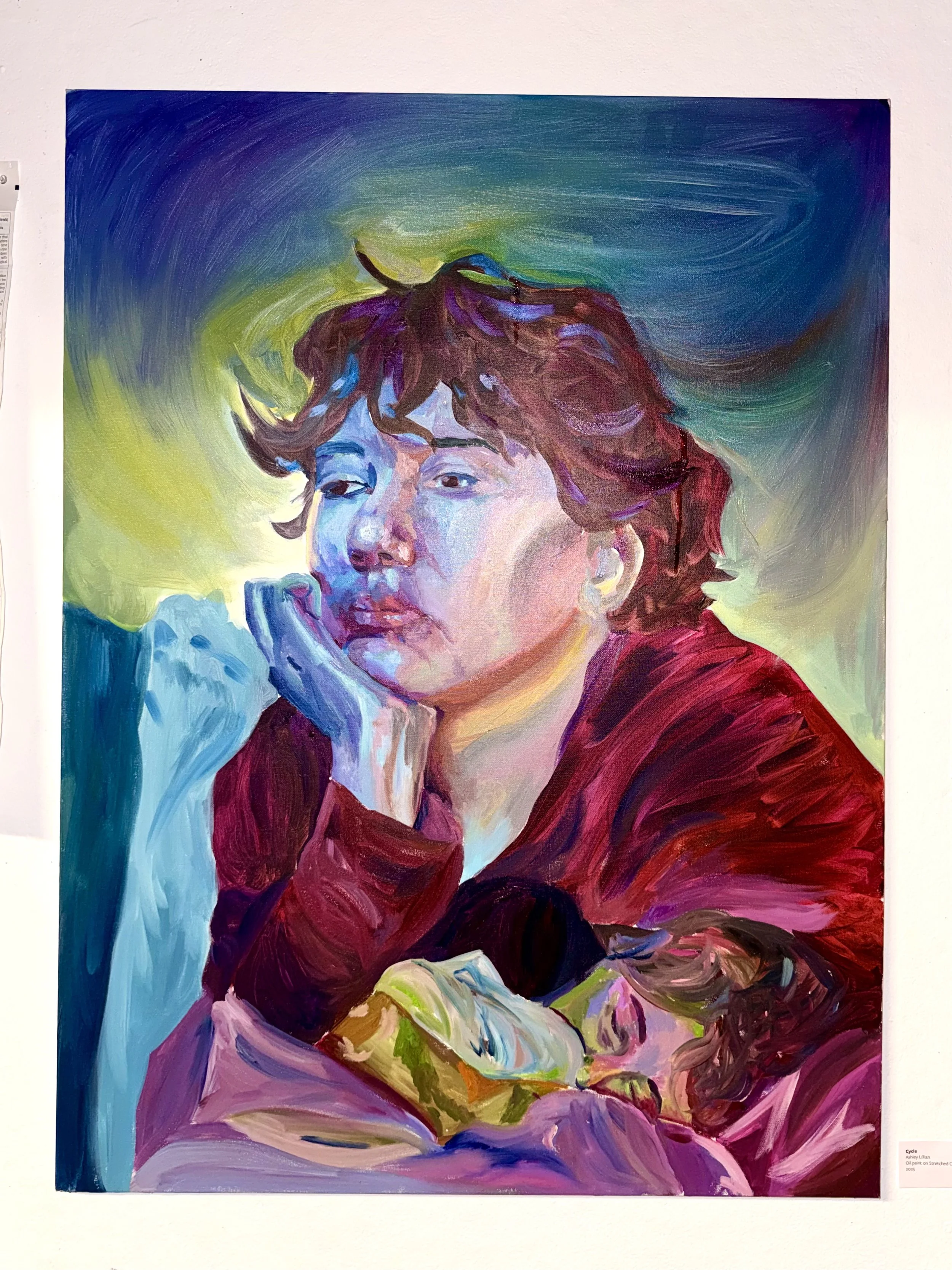Cycle | Oil Paint on Stretched Canvas | Fall 2025