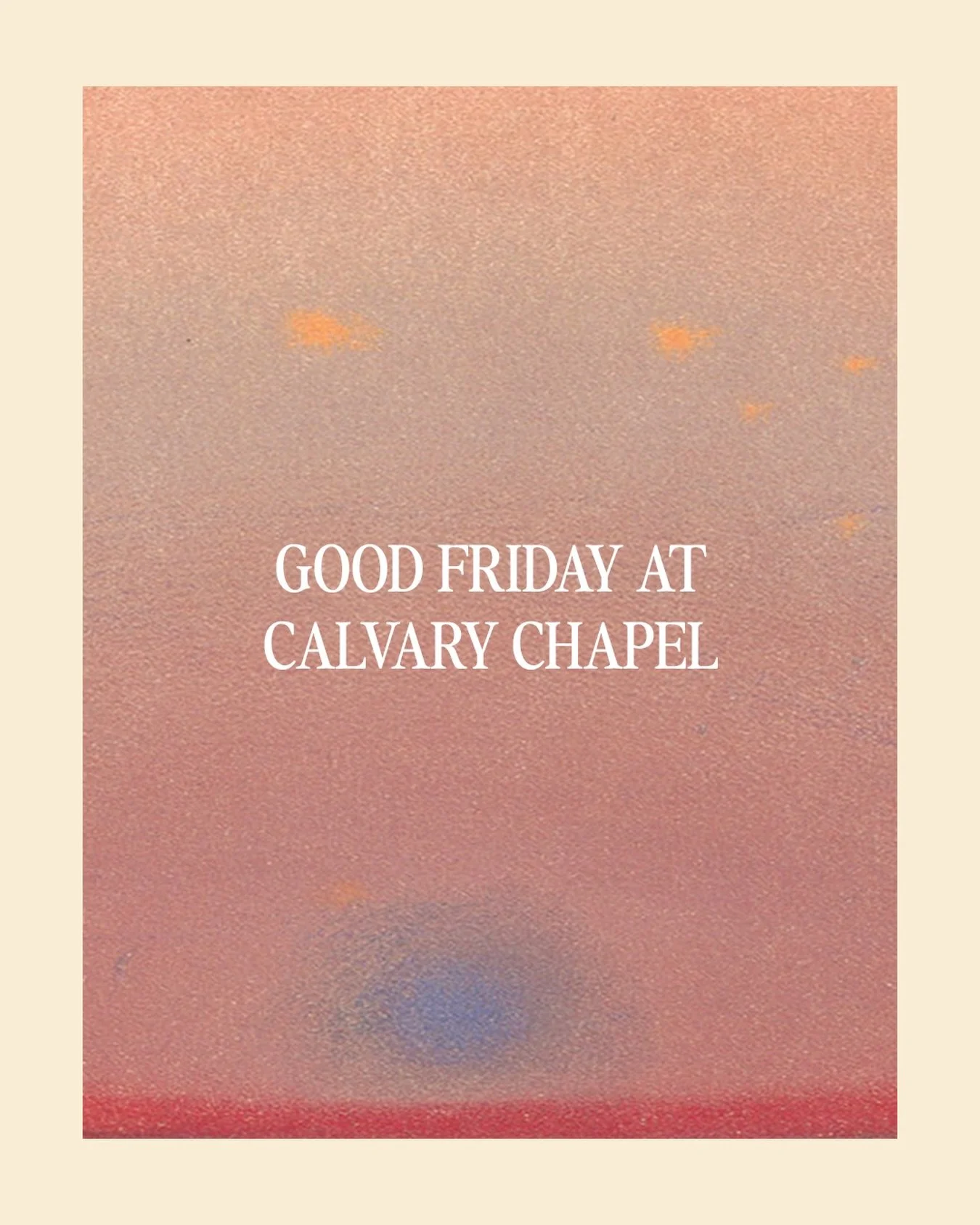 Before we celebrate the resurrection, we first pause to reflect on the ultimate sacrifice that made it possible. 

Our familiarity with the story can sometimes make it hard to feel the full wonder and weight of what Jesus has done for us, which is wh