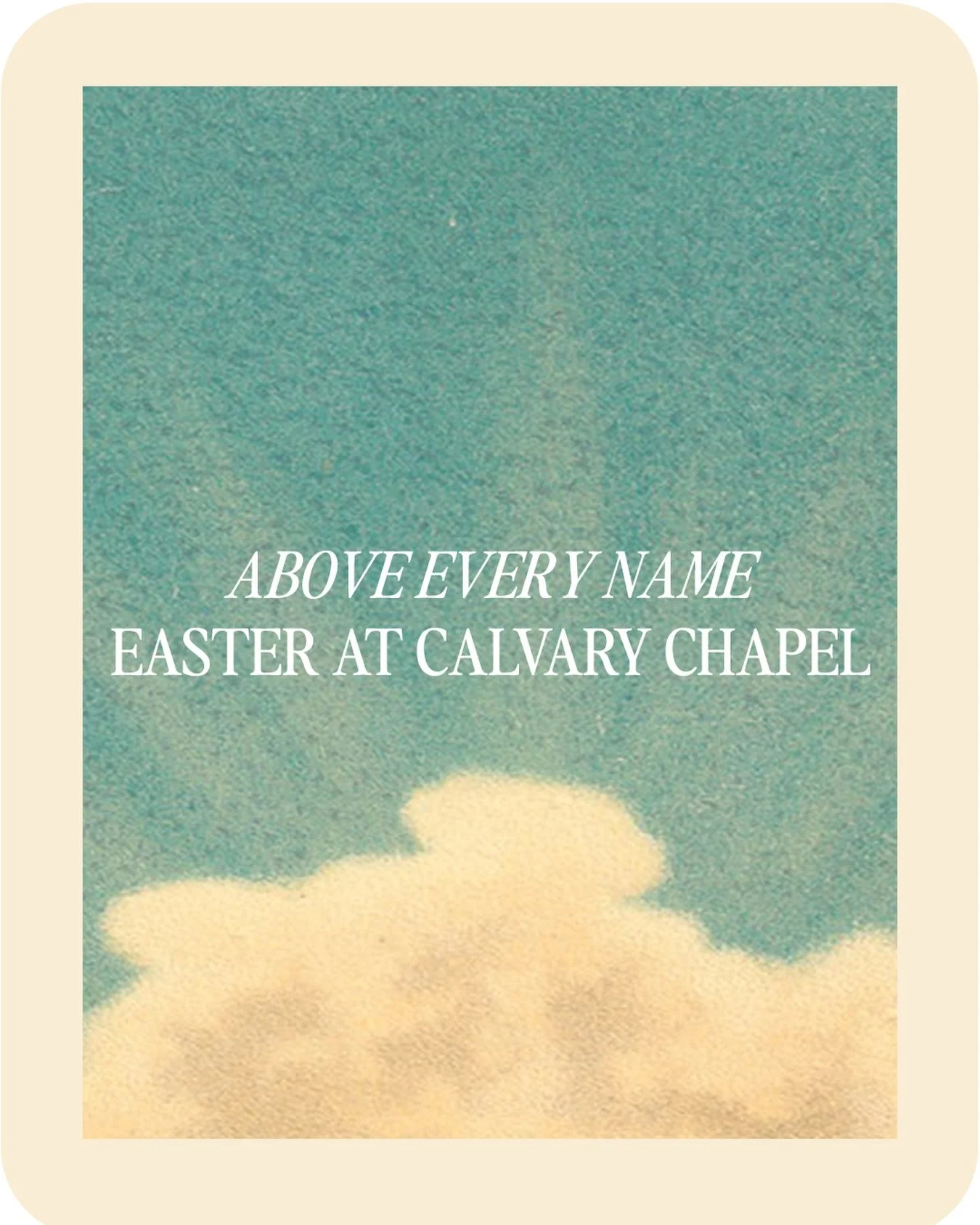 He is risen!

Today, we gather as a community to celebrate the reality, joy, and profound impact of the Easter story.

Join us this morning at 8:30 AM or 11 AM as we reflect on Christ&rsquo;s self-sacrificial love and what it truly means that God gav